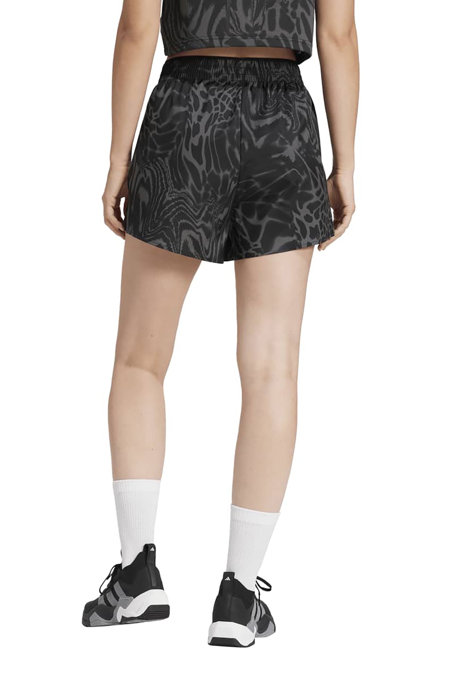 PERFORMANCE WORKOUT ESSENTIALS PRINTED WORKOUT SHORTS BLACK 2