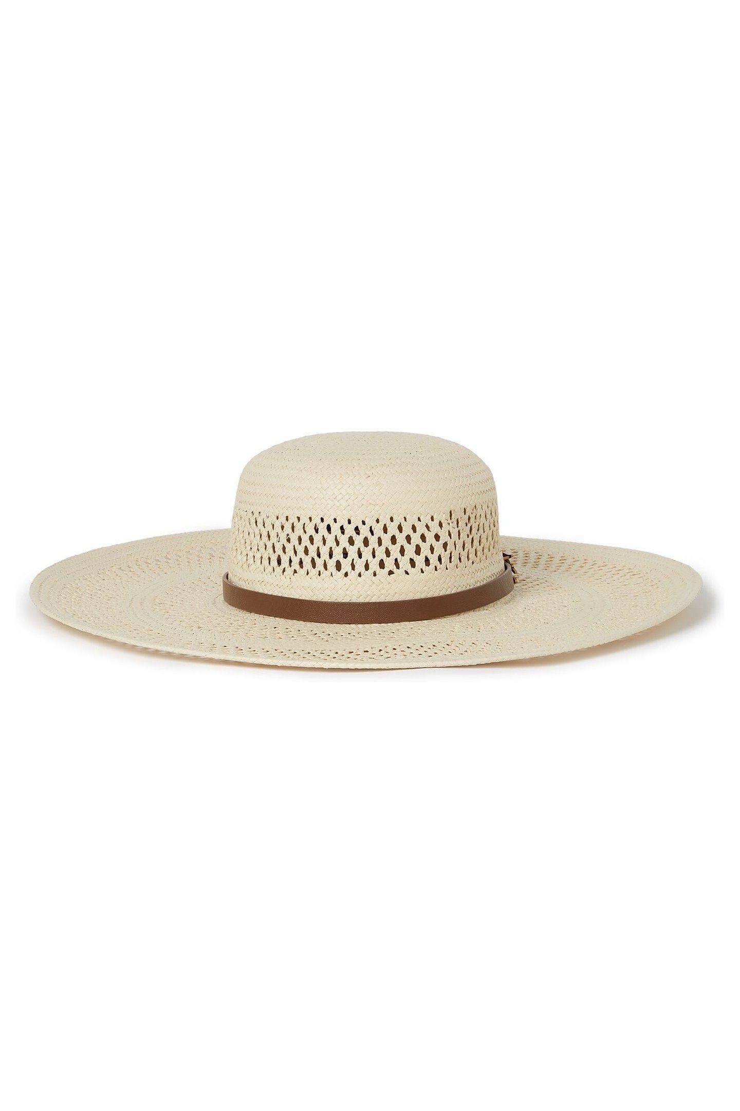 K/AUTOGRAPH BELT STRAW HAT NATURAL 2