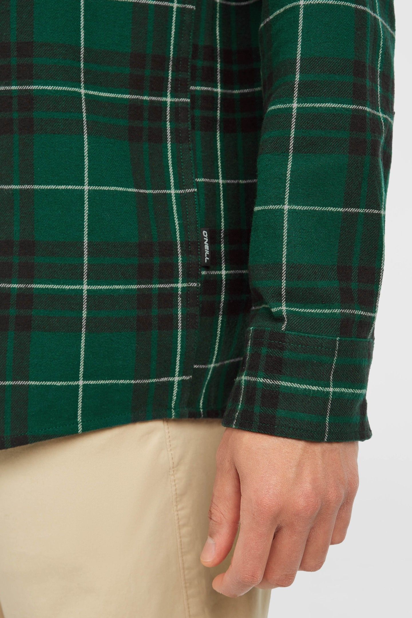 O'NEILL MUST-HAVE FLANNEL SHIRT GREEN FLANNEL CHECK 7