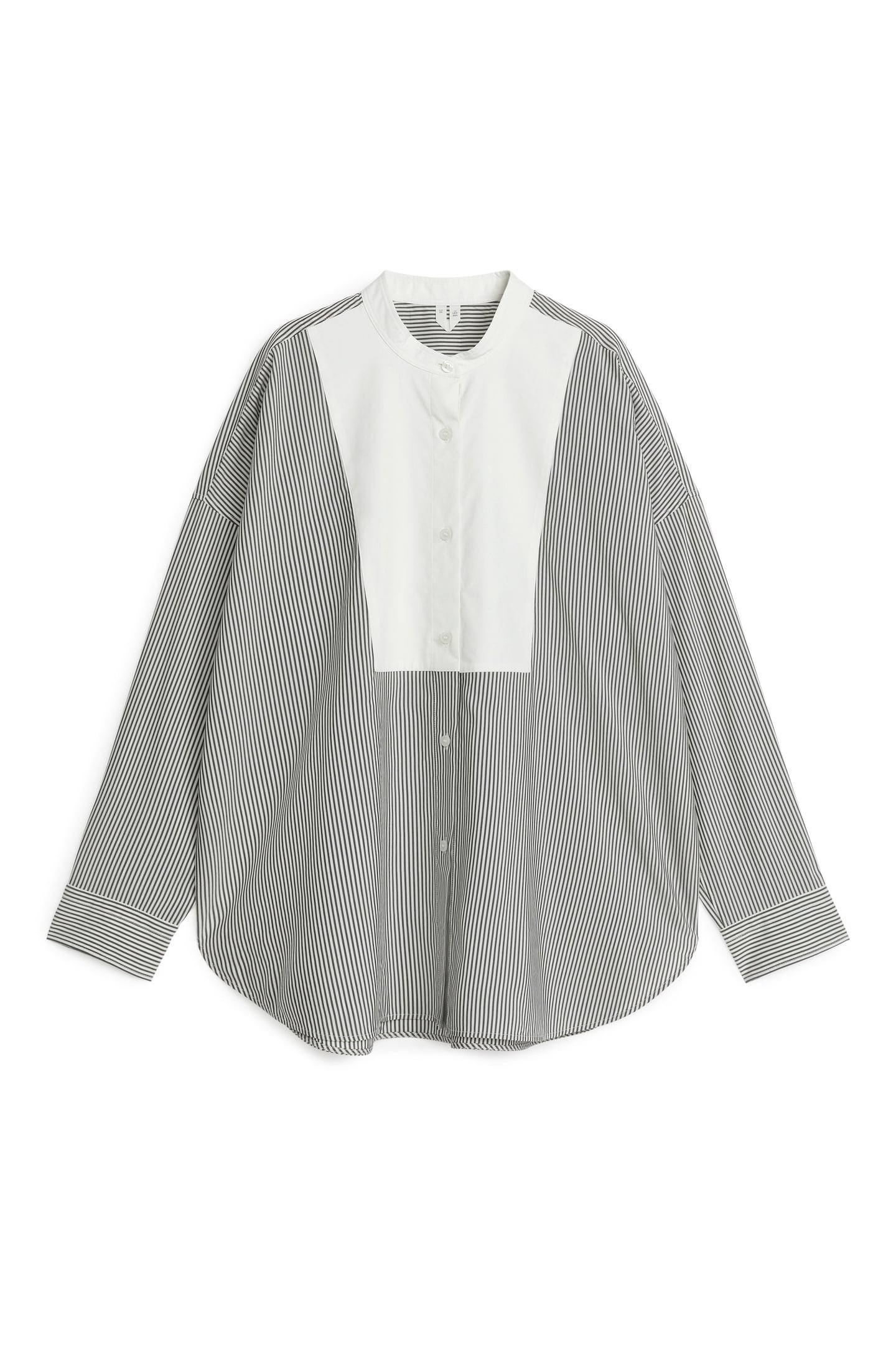 HAGA CONTRAST BIB SHIRT WHITE 3