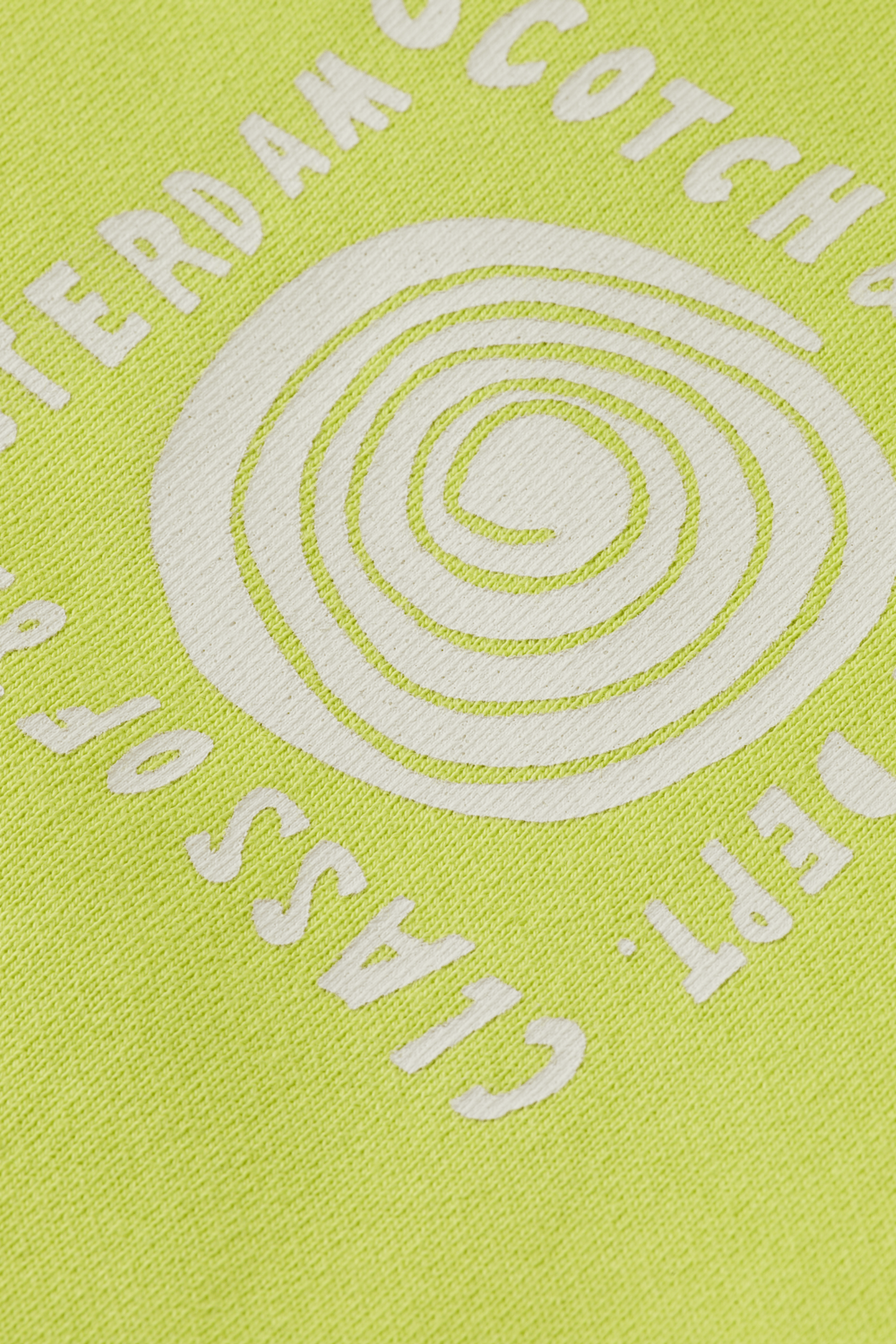 REGULAR FIT SWEATSHIRT WITH CHEST ARTWORK GREEN GLOW 6