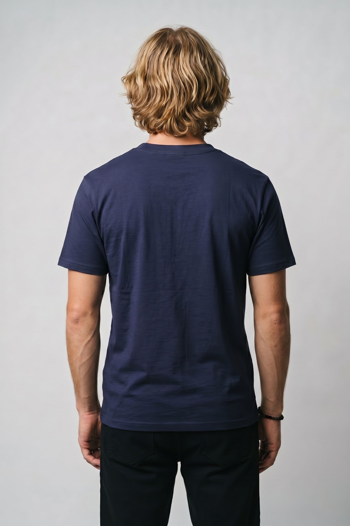 DOCCIA RELAXED LOGO GRAPHIC T-SHIRT BLACK IRIS 2