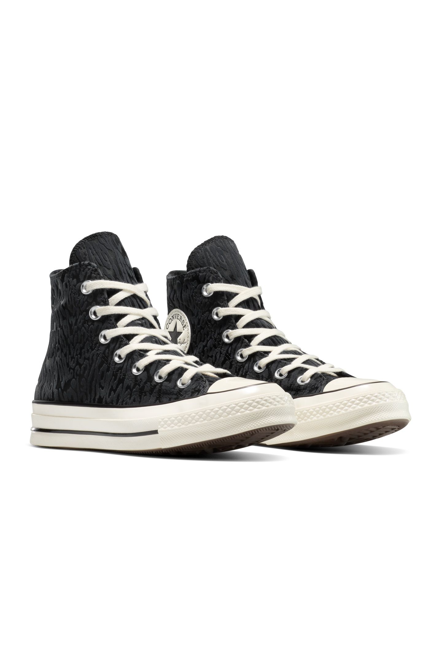 UNISEX CHUCK 70 HI BLACK/EGRET/TOTAL ECLIPSE 4