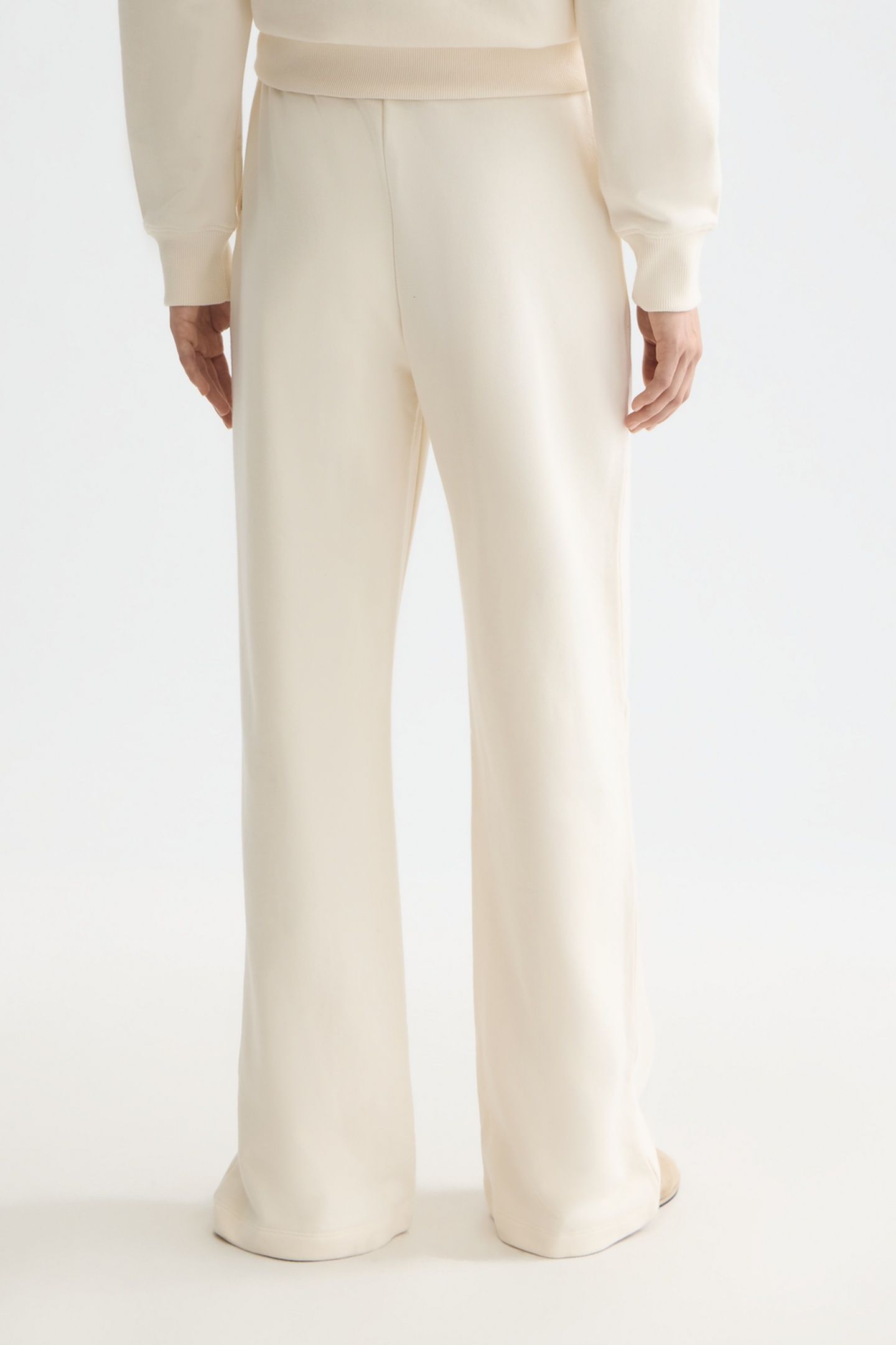 ARTWORK WIDE LEG SWEATPANTS OFF WHITE 3