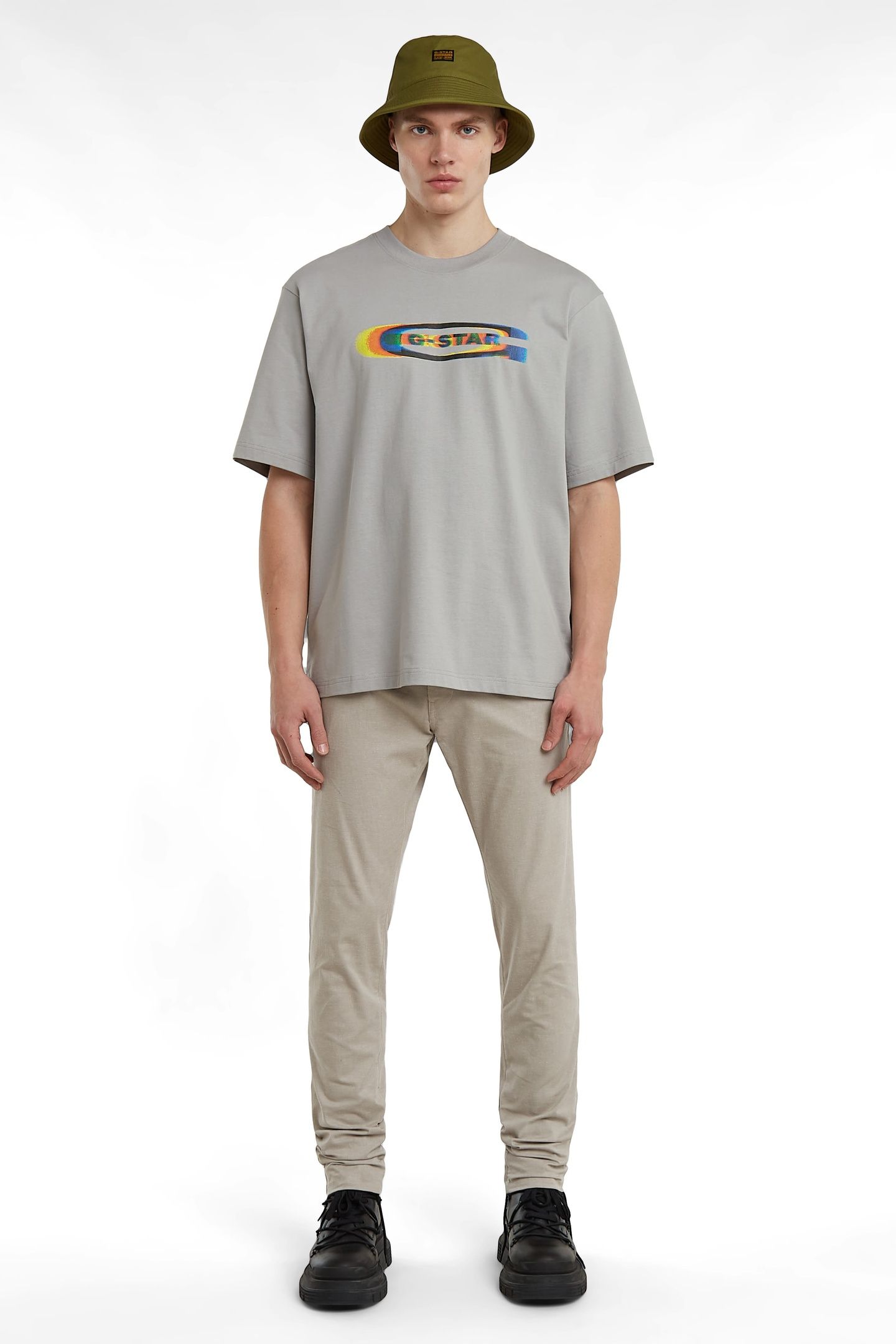 BRONSON 3.0 SLIM CHINO TOGGEE/MILK DOBBY 1