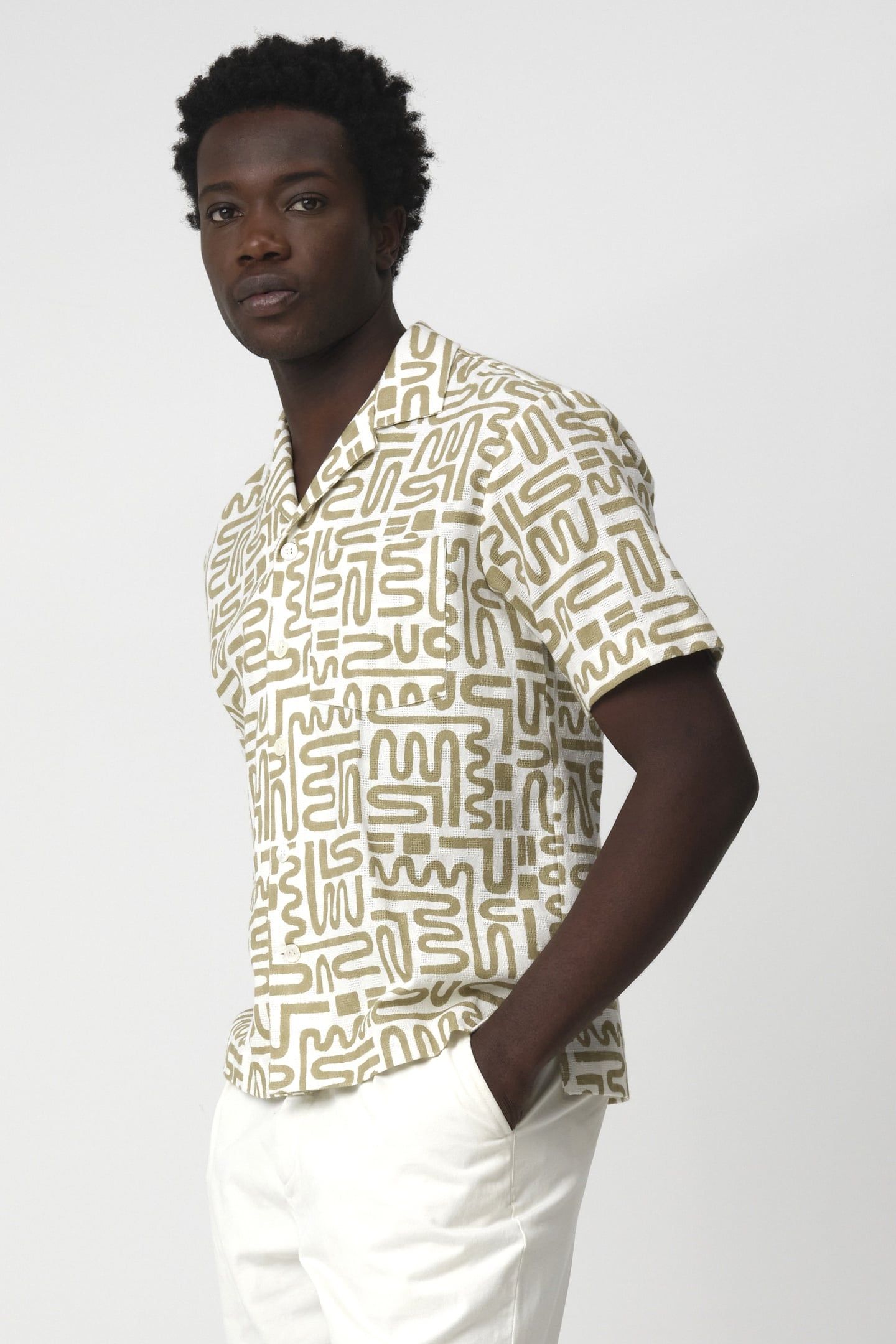 ALBERTO CASUAL SHIRT GREEN 1