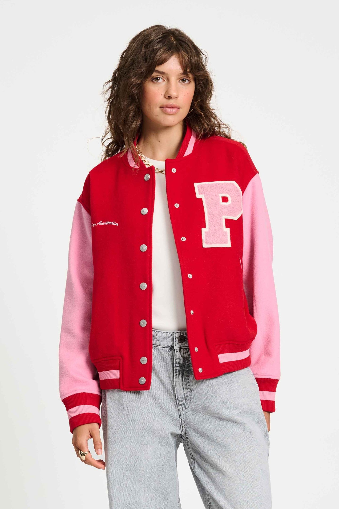 JACKET - BASEBALL CHILI RED 1
