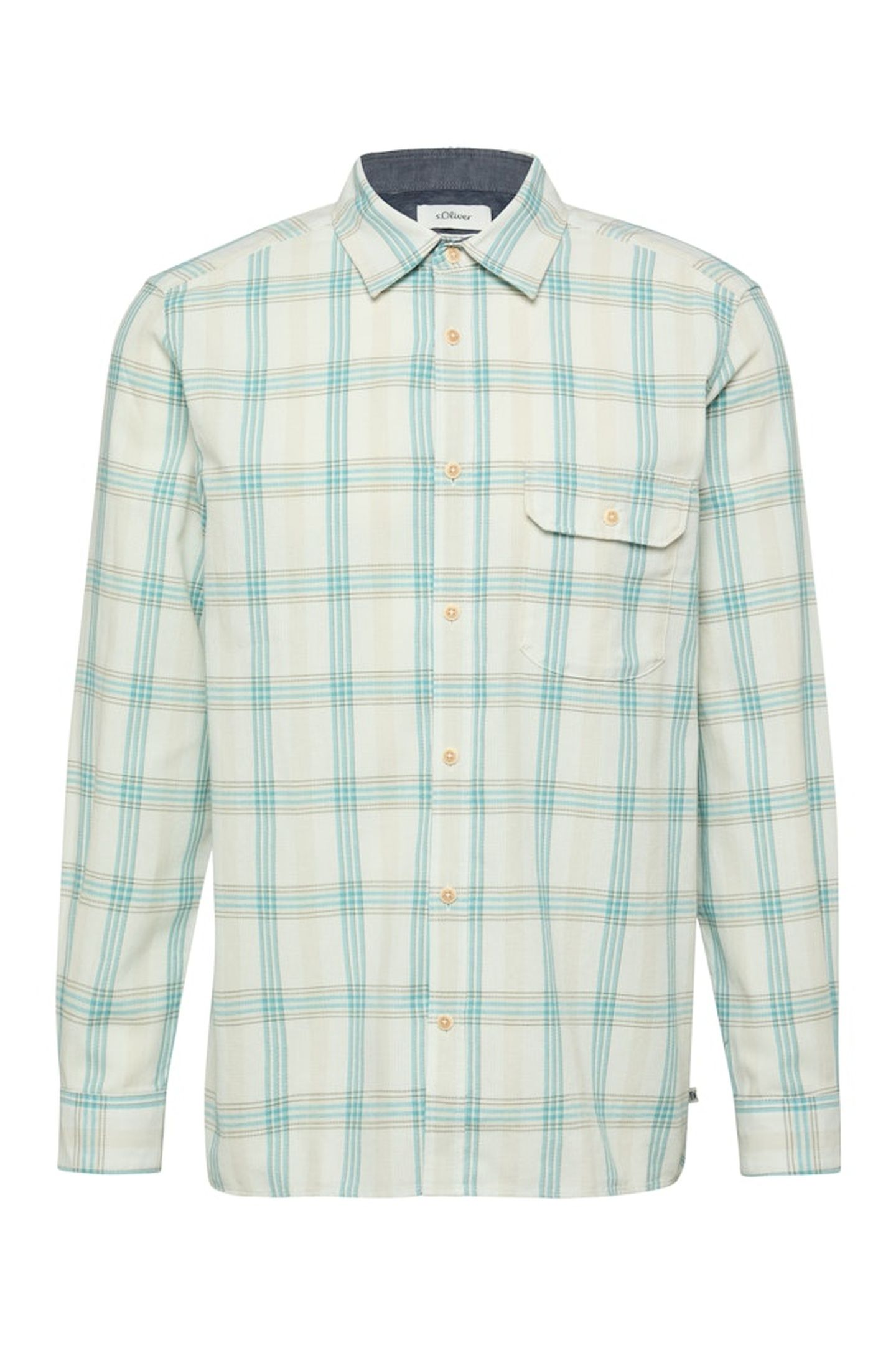 S.OLIVER SHIRTS BLUE AQUA 7