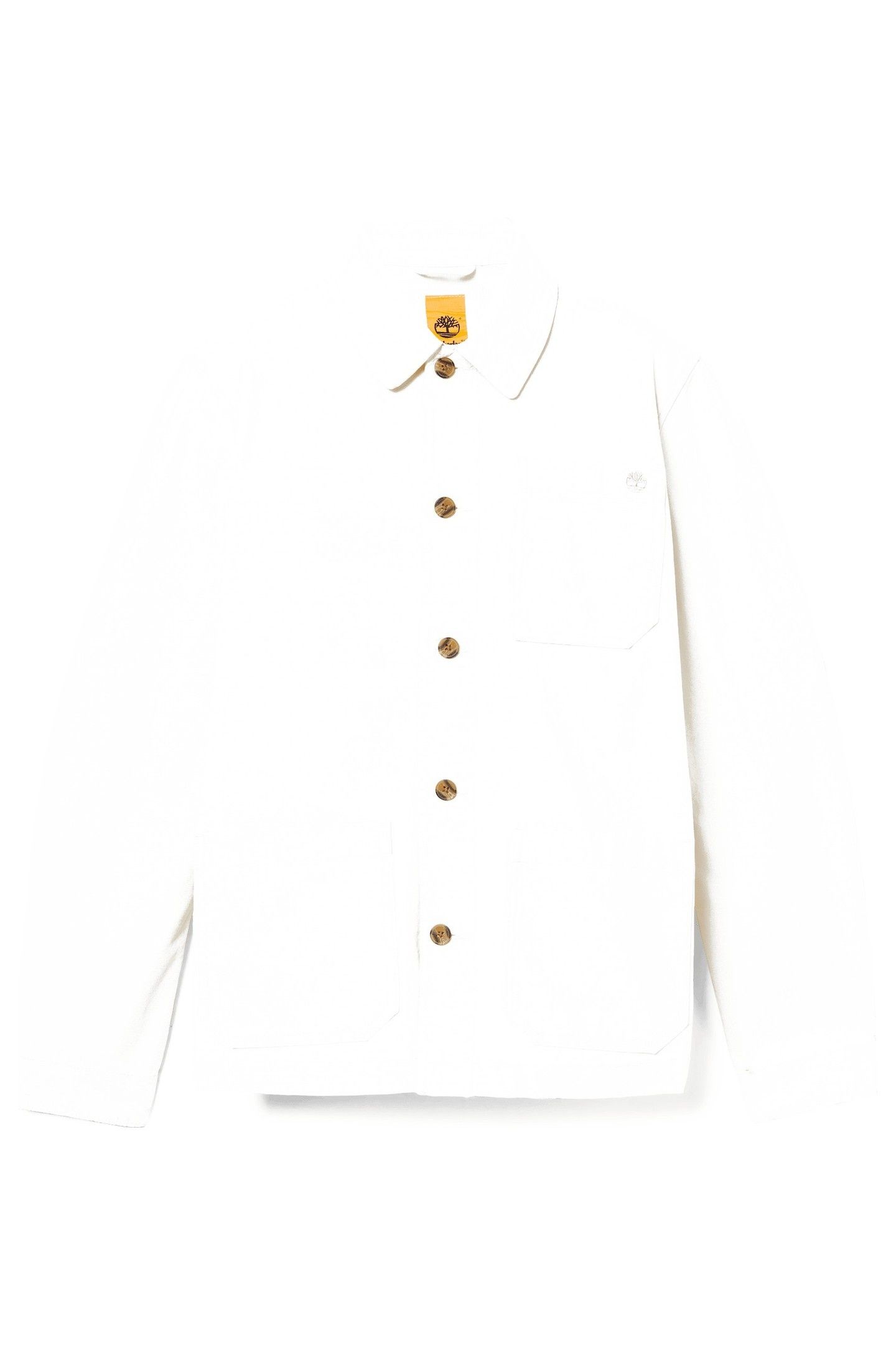 WASHED CANVAS CHORE JACKET VINTAGE WHITE 3