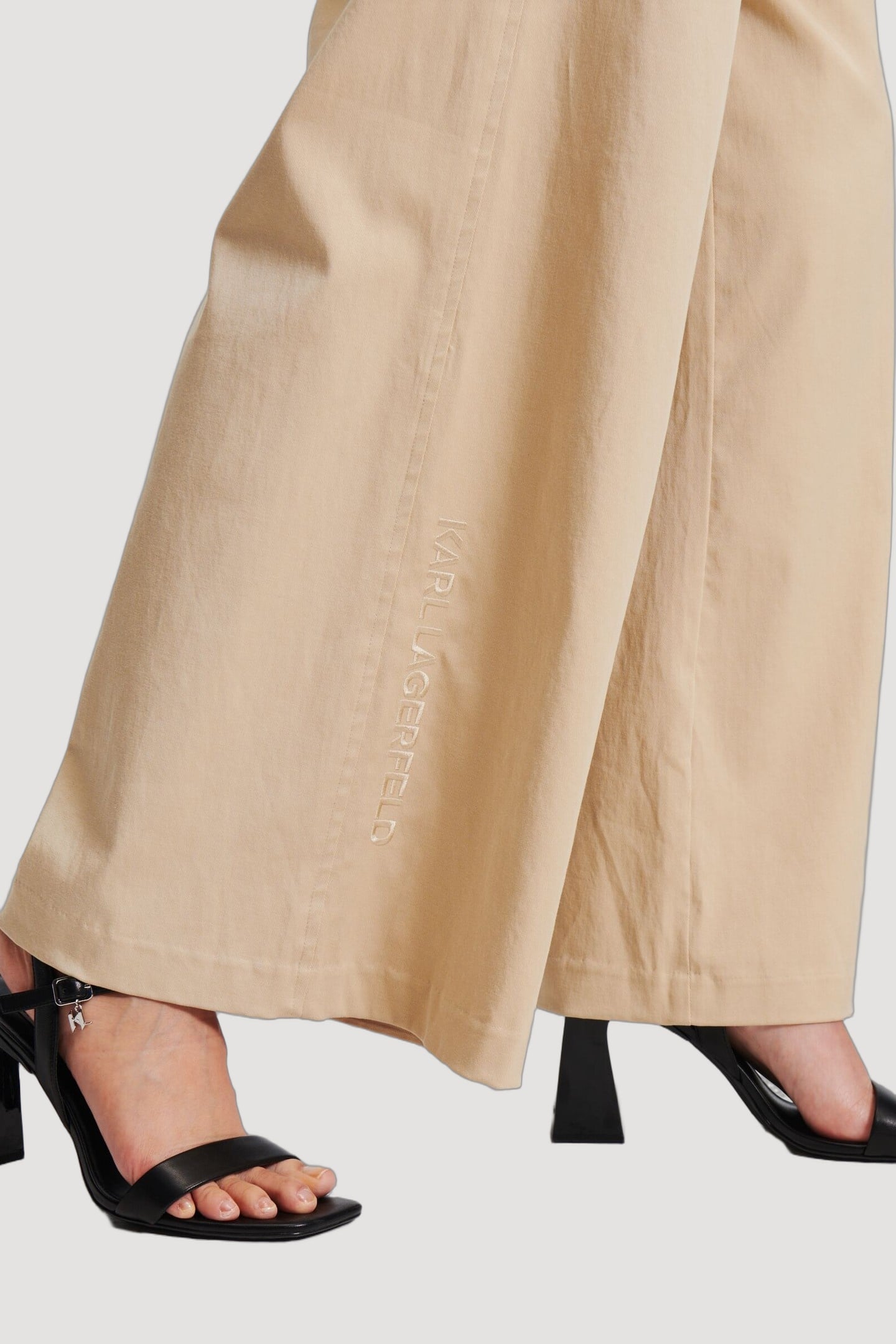 COTTON BLEND PANTS BEIGE 5