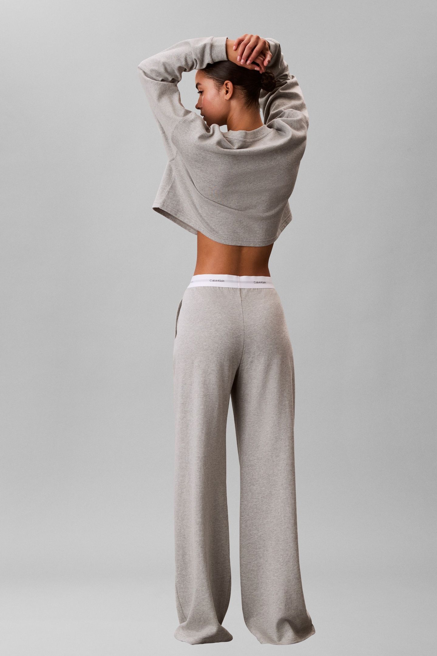 LOGO JERSEY PANT GREY HEATHER 3