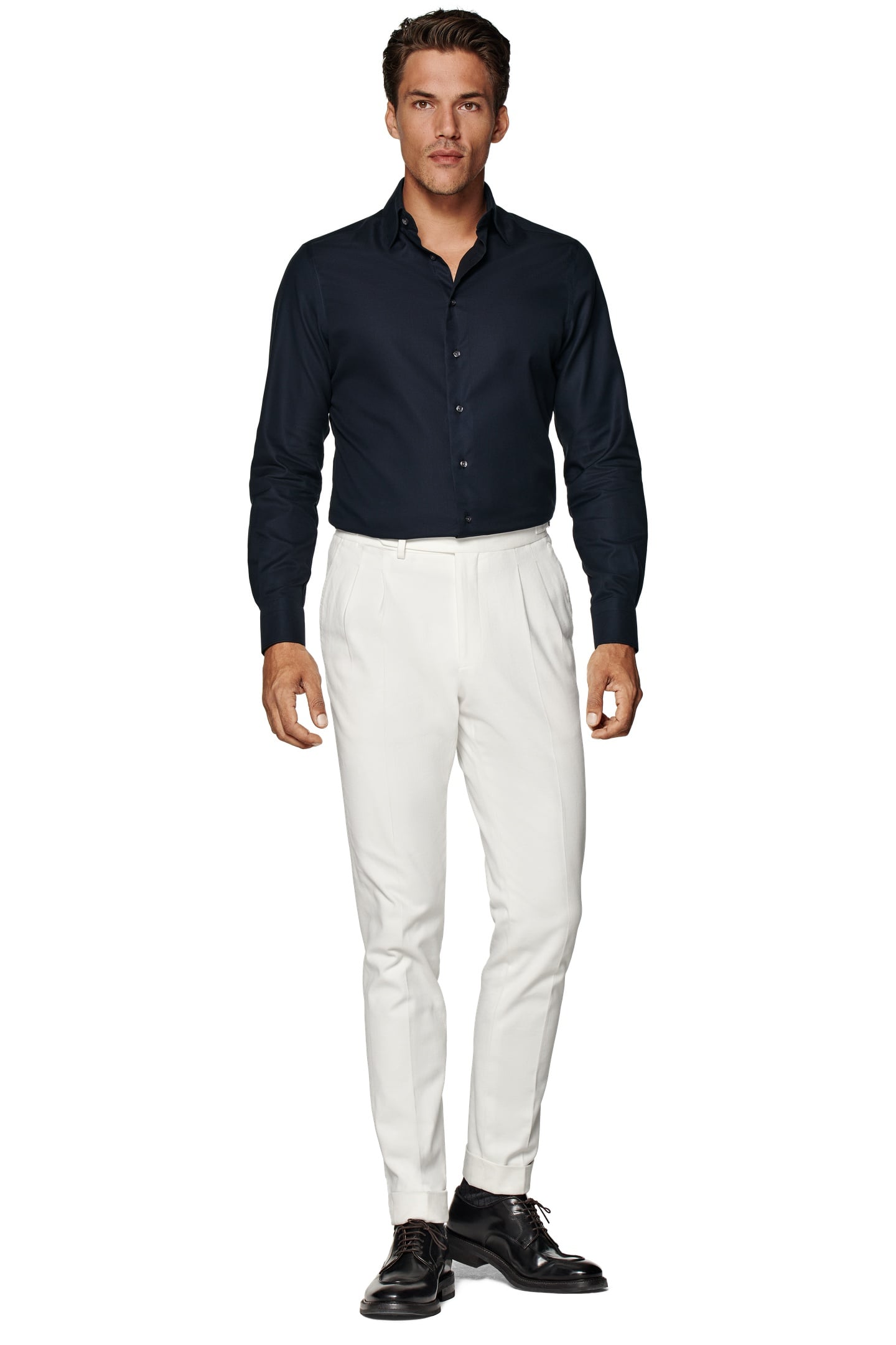TRAVELLER CLASSIC FORMAL SHIRTS NAVY 2