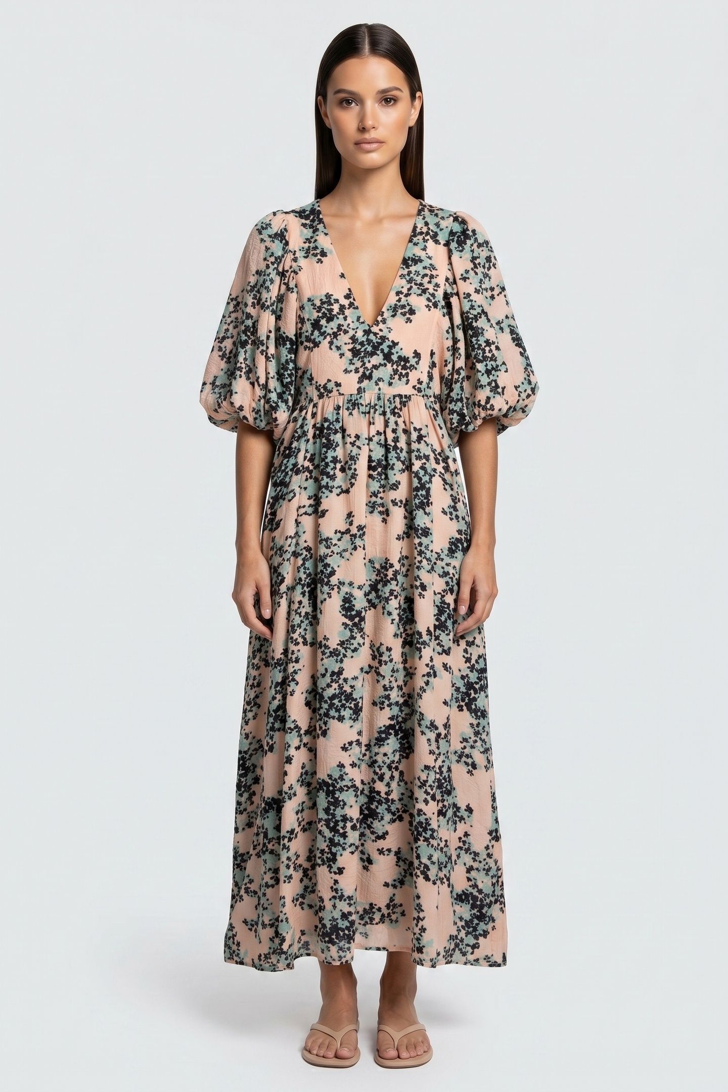 CAMILLE DRESS ORANGE 1