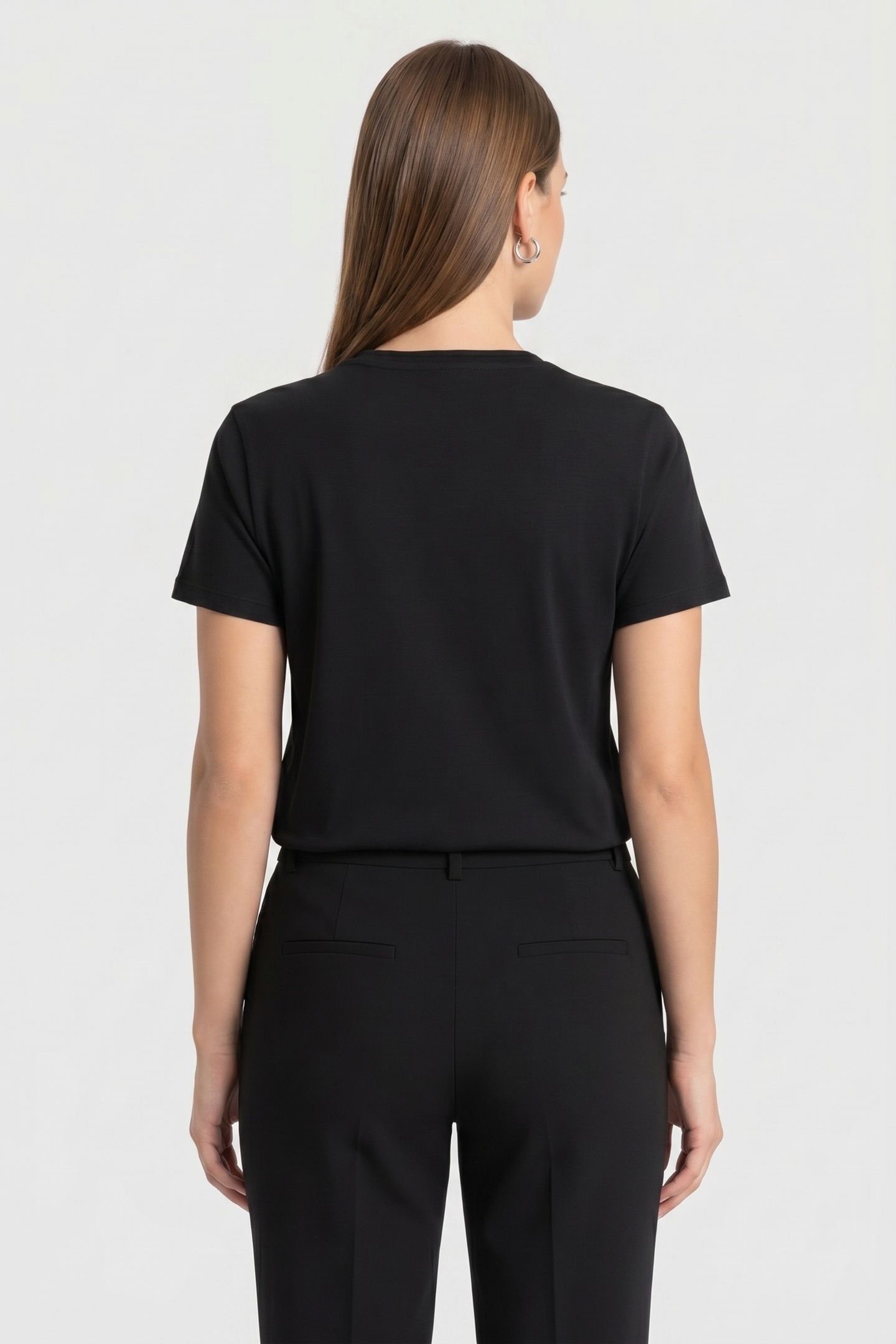 SILVER SIGNATURE T-SHIRT BLACK 2