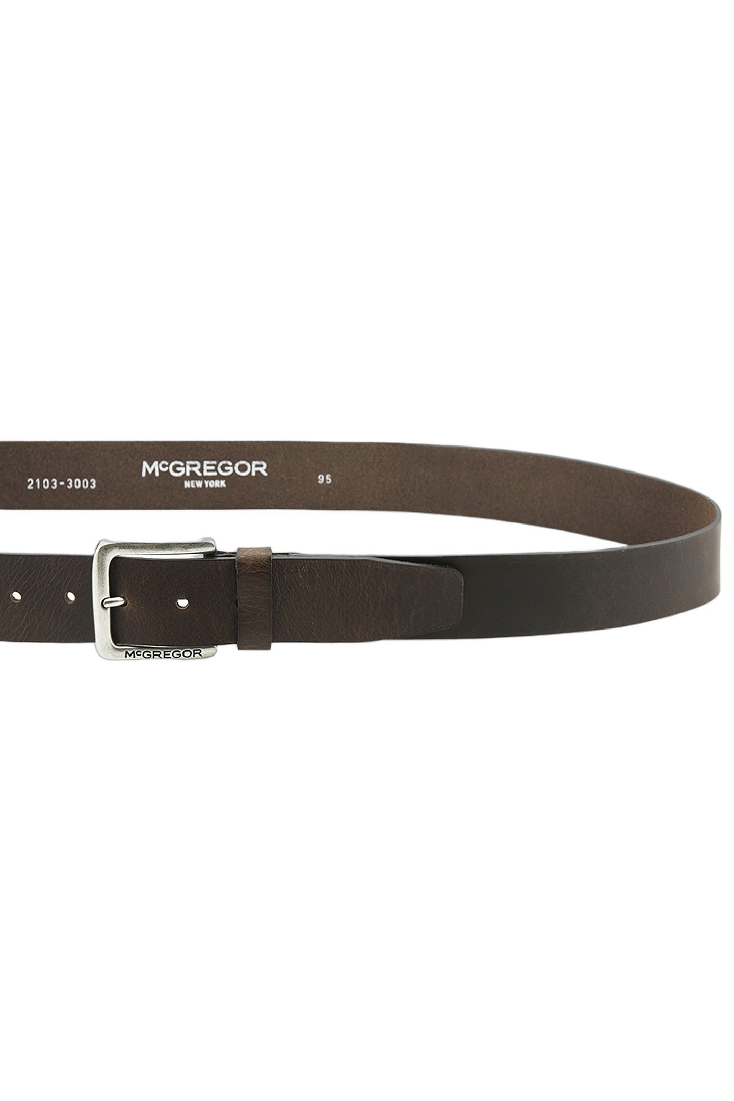 LEATHER BELT DARK BROWN 3