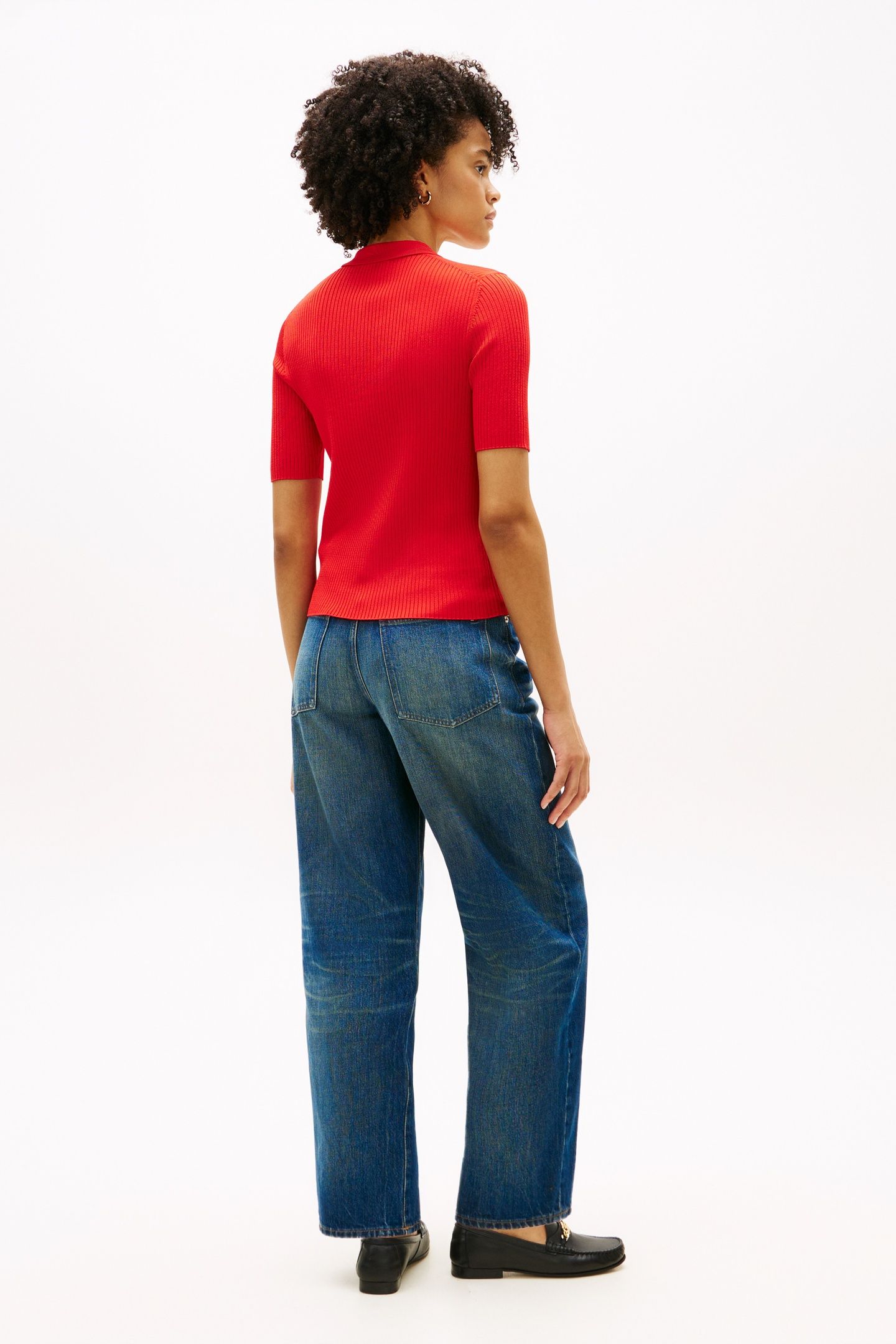 RAYON RIB SLIM POLO FIREWORKS 3