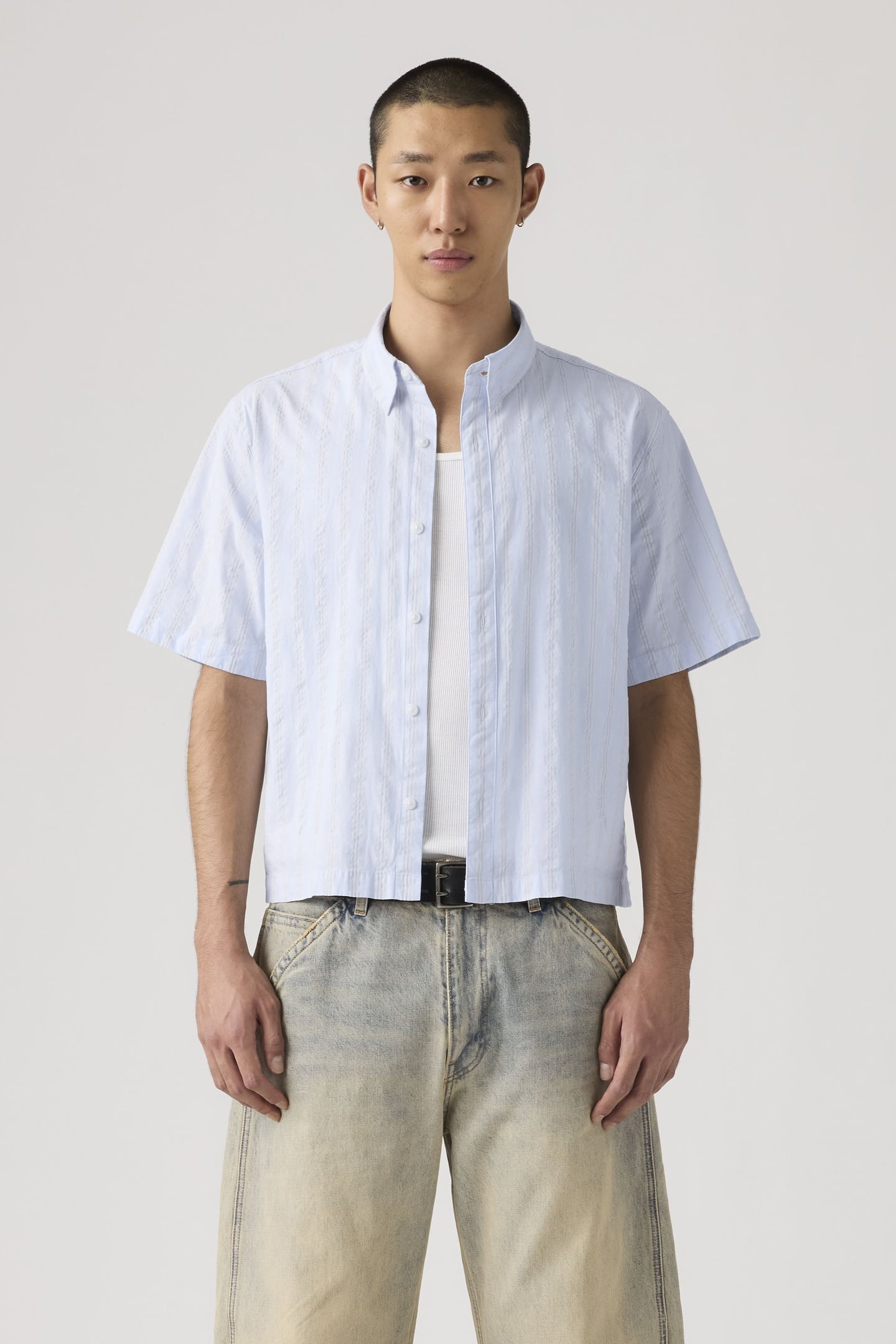 SHORT SLEEVE LAMA BOXY SHIRT 1