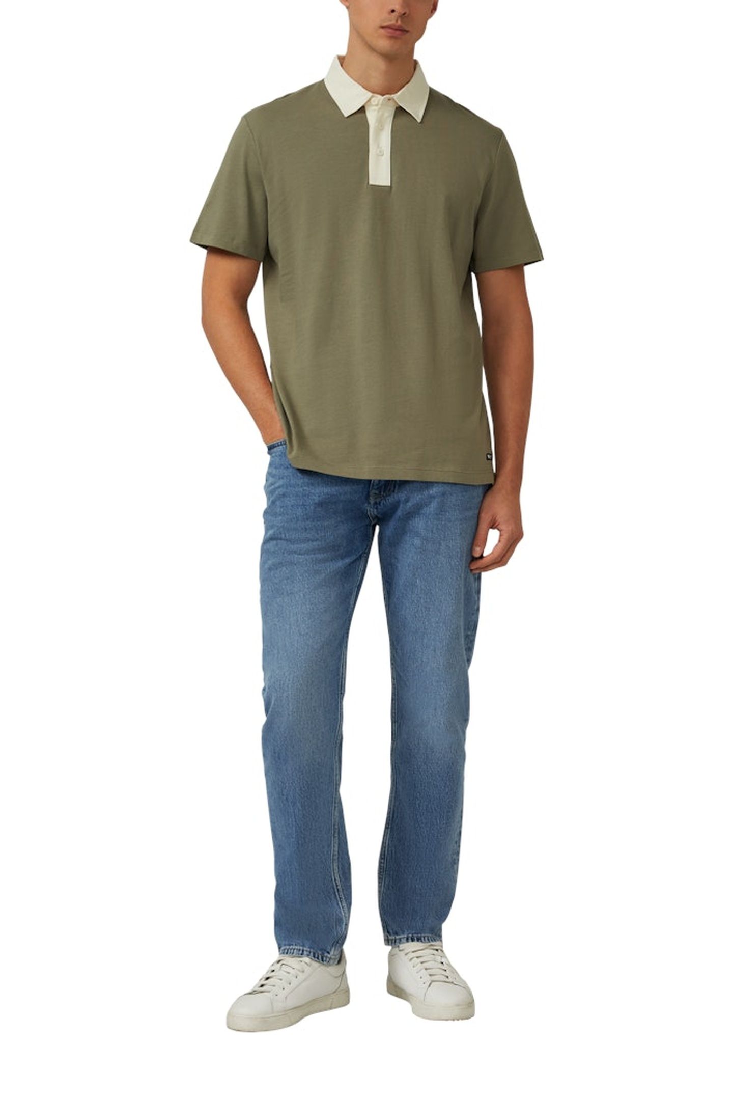 S.OLIVER POLOSHIRTS ARMY GREEN 2