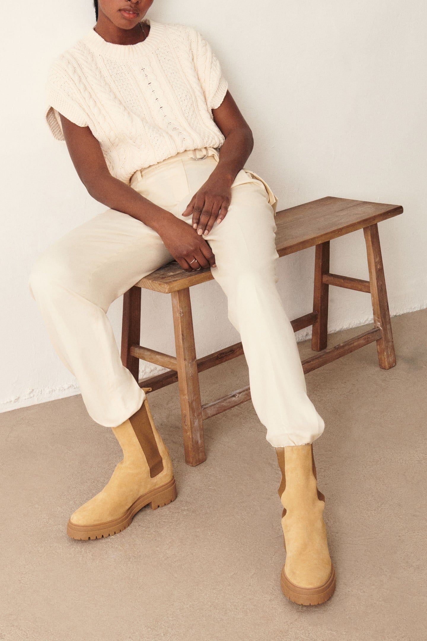 PANTALON MADRID ECRU 7