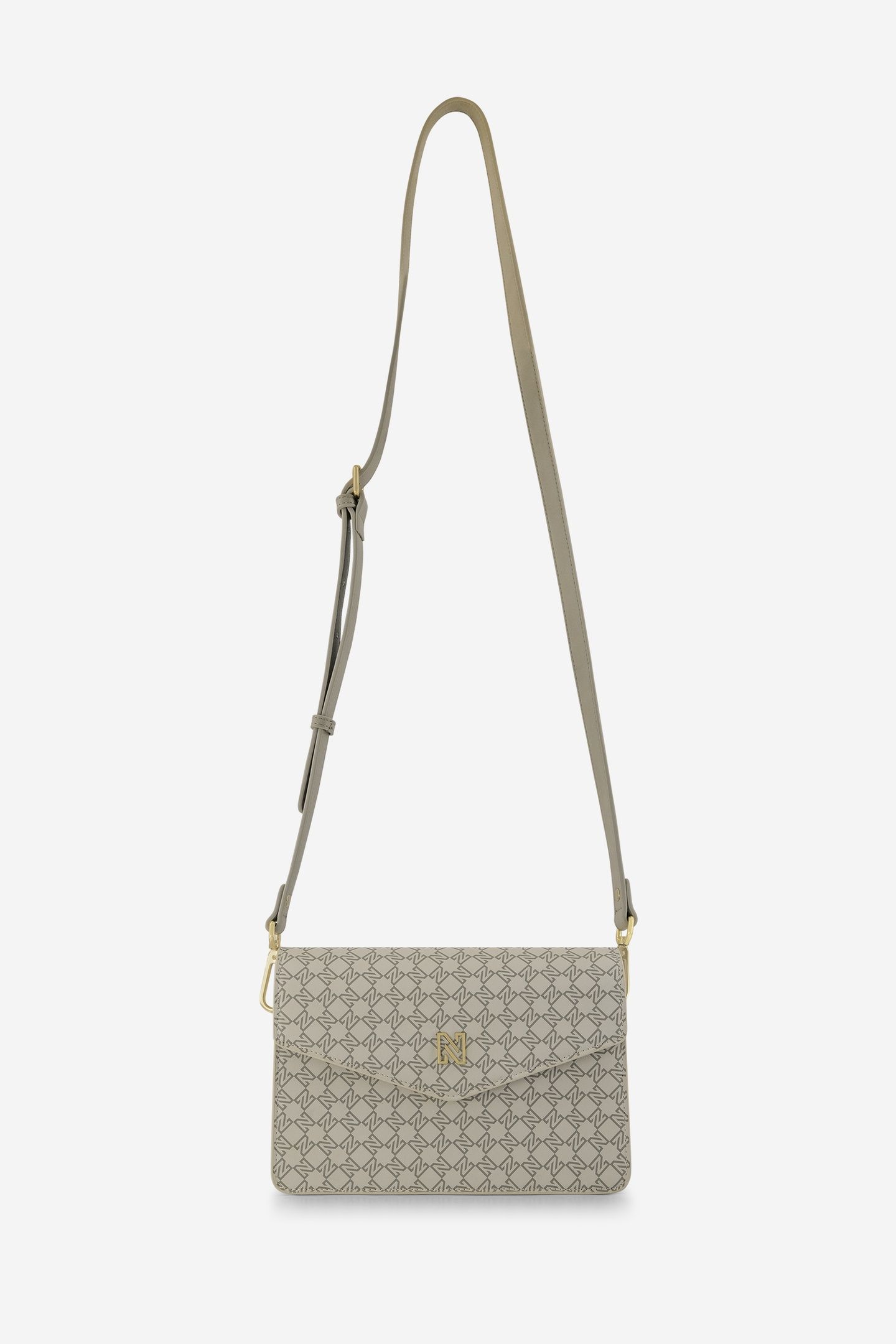 DAYANA LOGO SHOULDERBAG CREAM 1