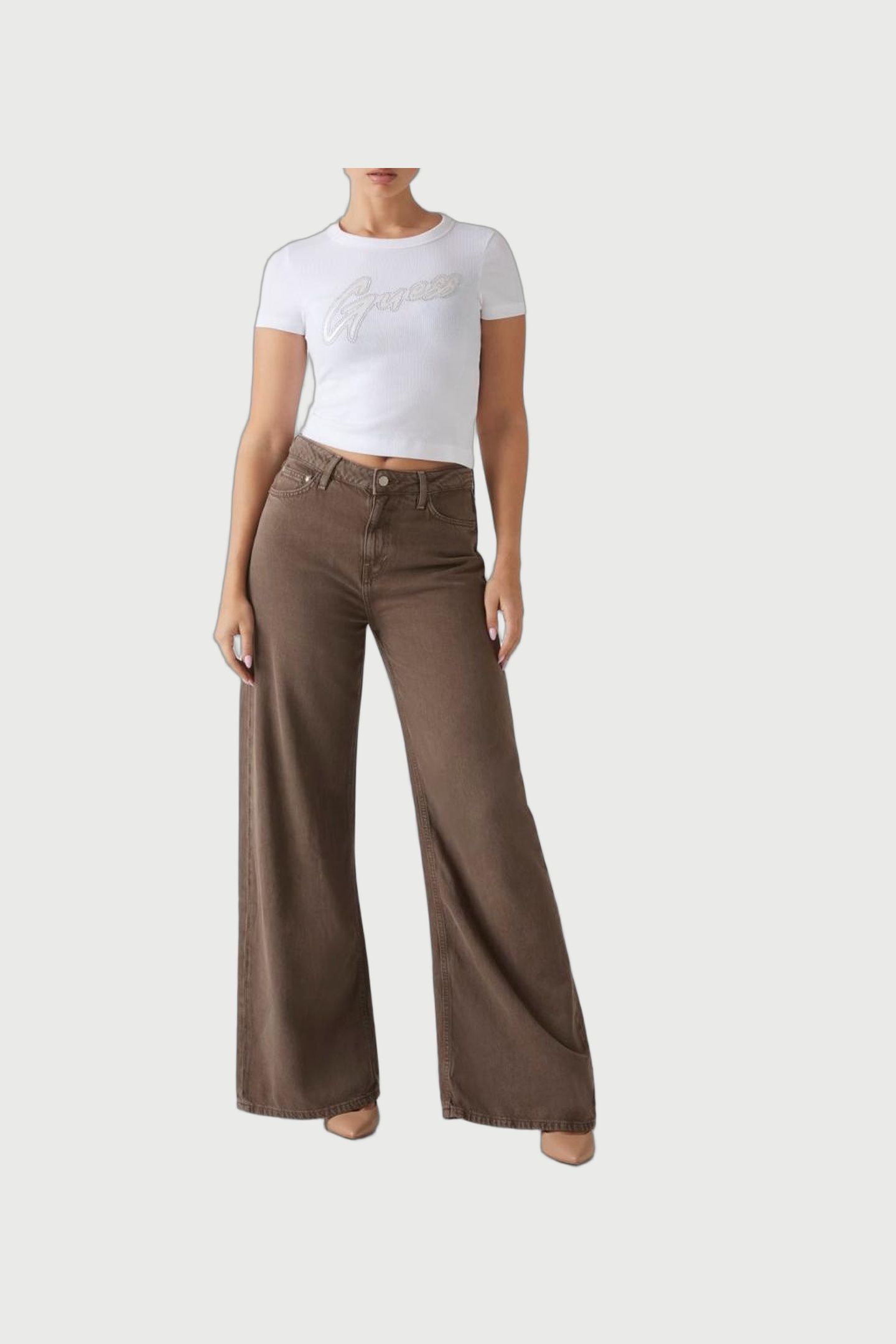 GUESS ECO BELLFLOWER WASHED TAUPE MULTI 2