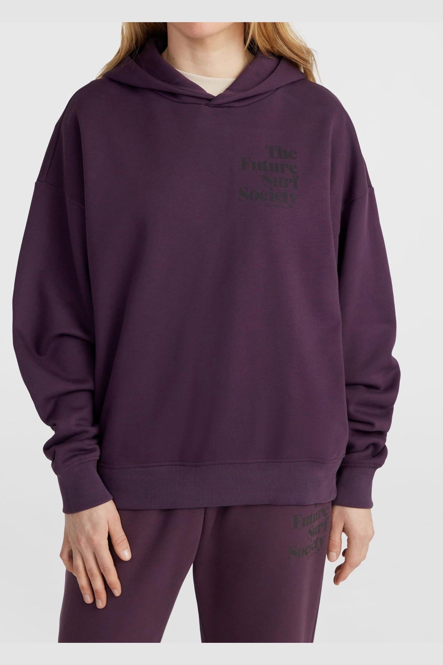 THE FUTURE SURF SOCIETY HOODIE AUBERGINE 1