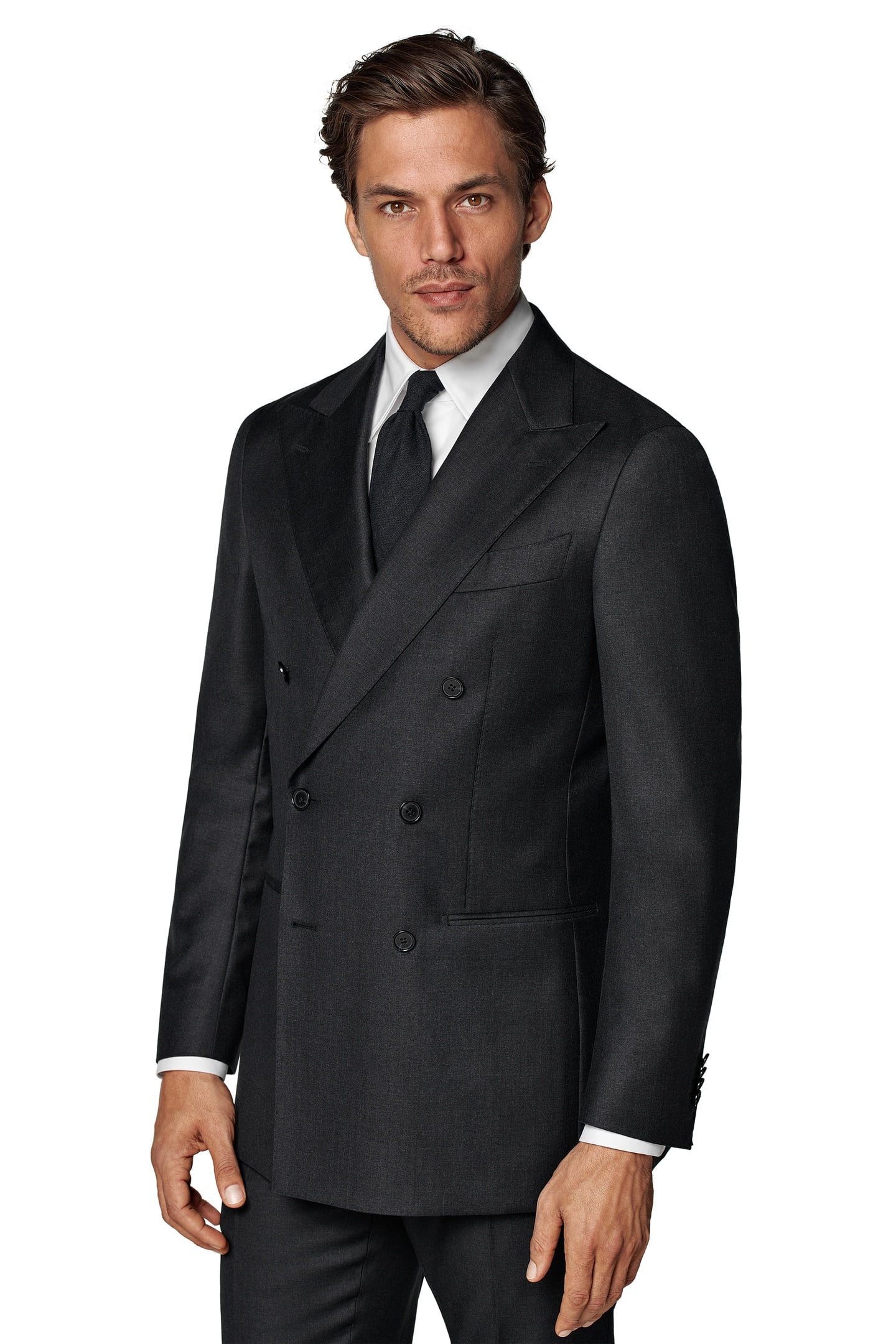 HAVANA-DARK GREY-PURE WOOL S110 NESTED SUITS DARK GREY 2