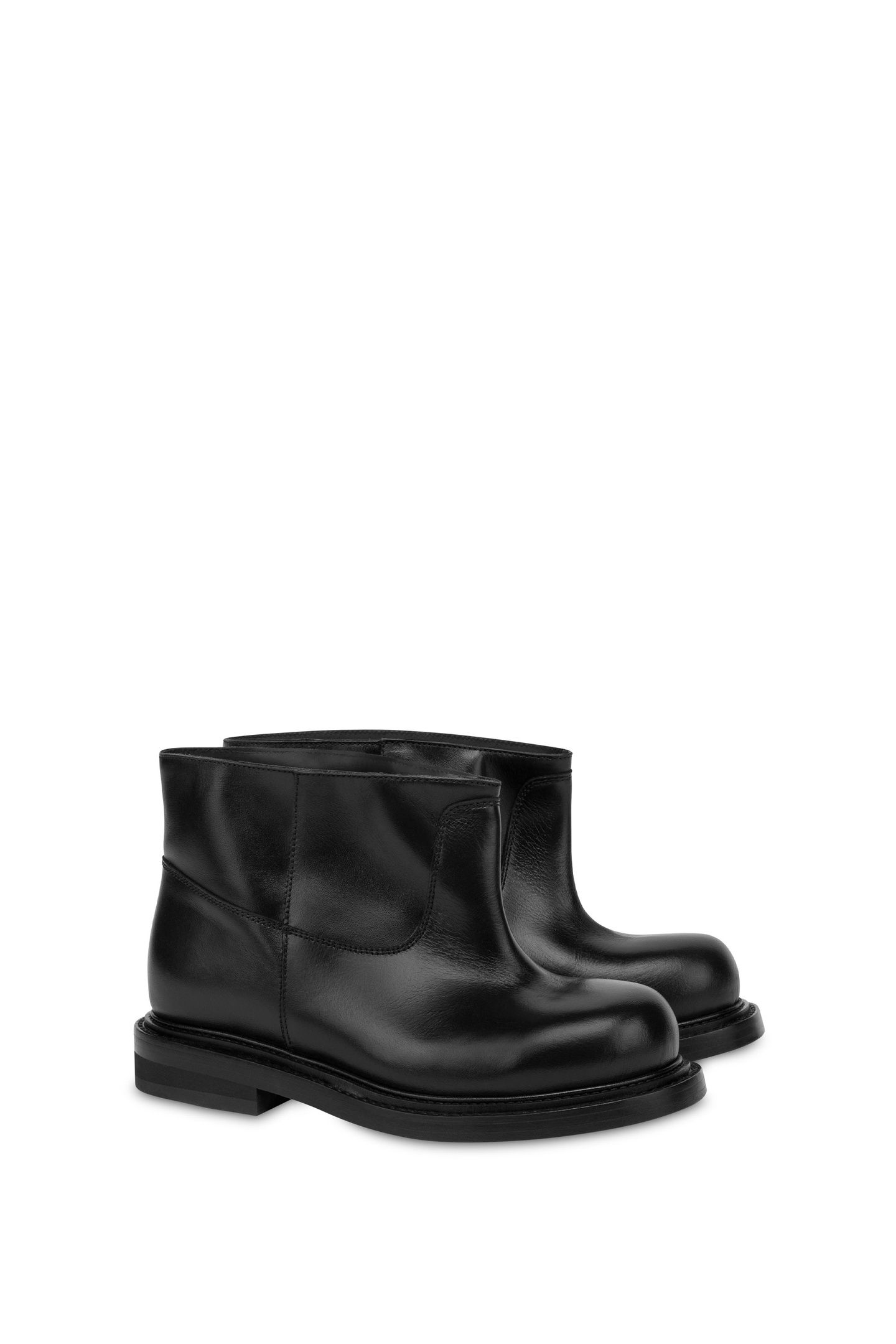 OLIVIA CALFSKIN ANKLE BOOTS BLACK 2