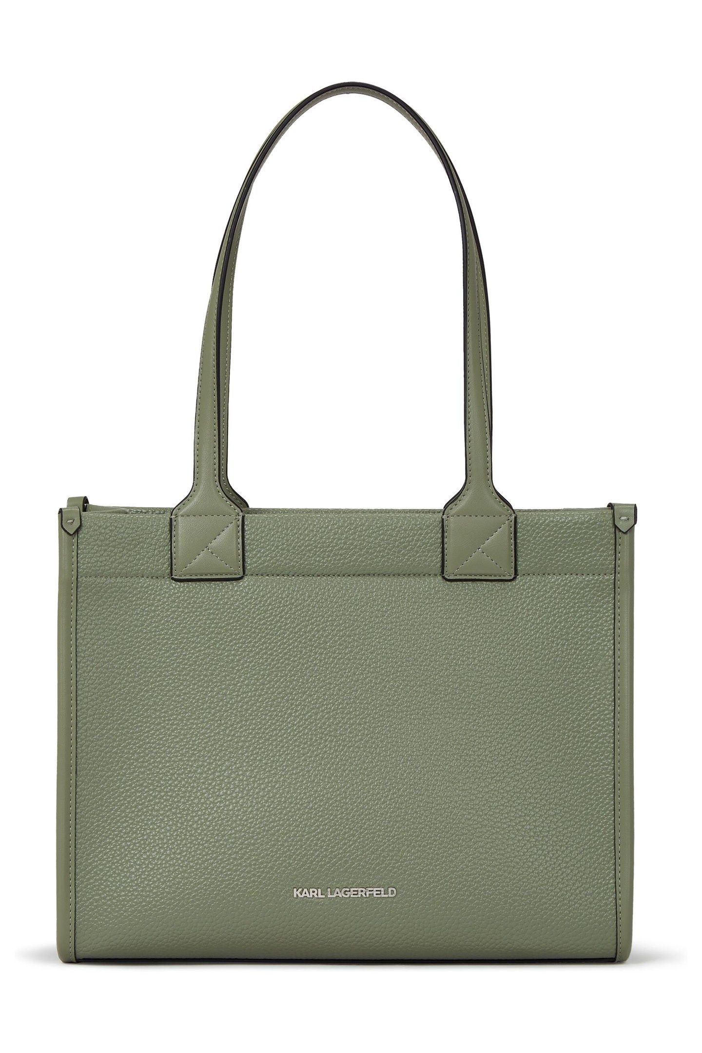 K/SKUARE MEDIUM TOTE GRAINY OIL GREEN 2