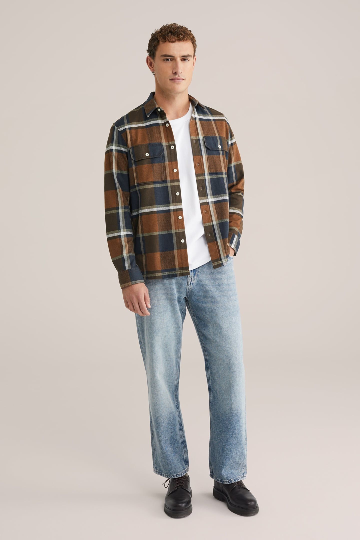 OVERSHIRT COGNAC 1