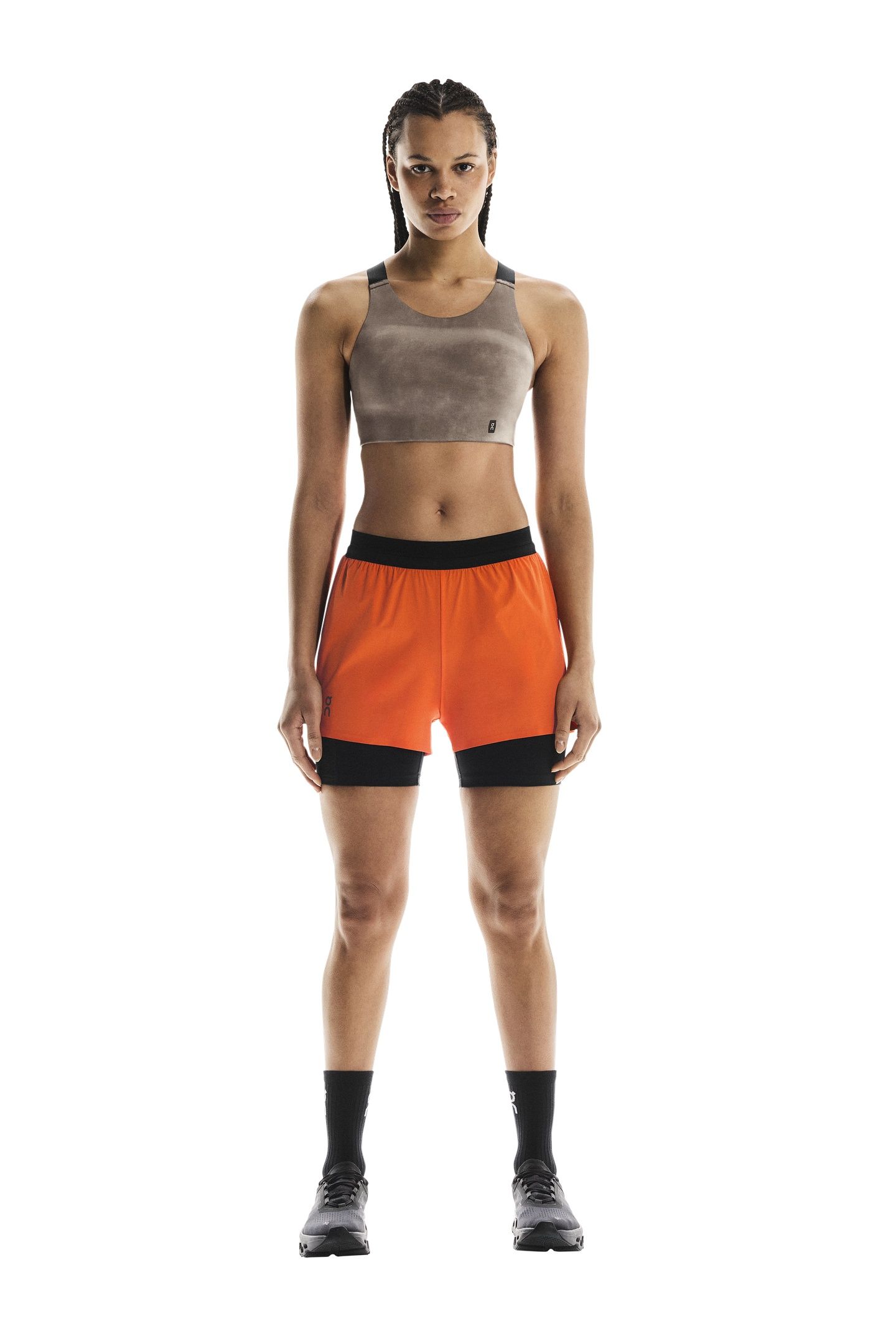 3" PERFORMANCE 2/1 SHORTS 1 W FLAME | BLACK FLAME | BLACK 4