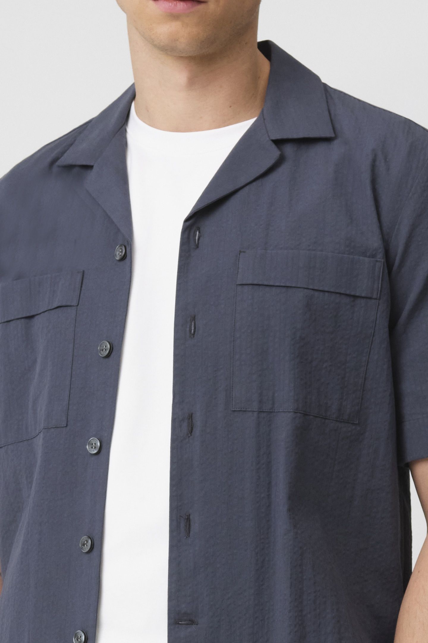 AARON CASUAL SHIRT BLUE 5