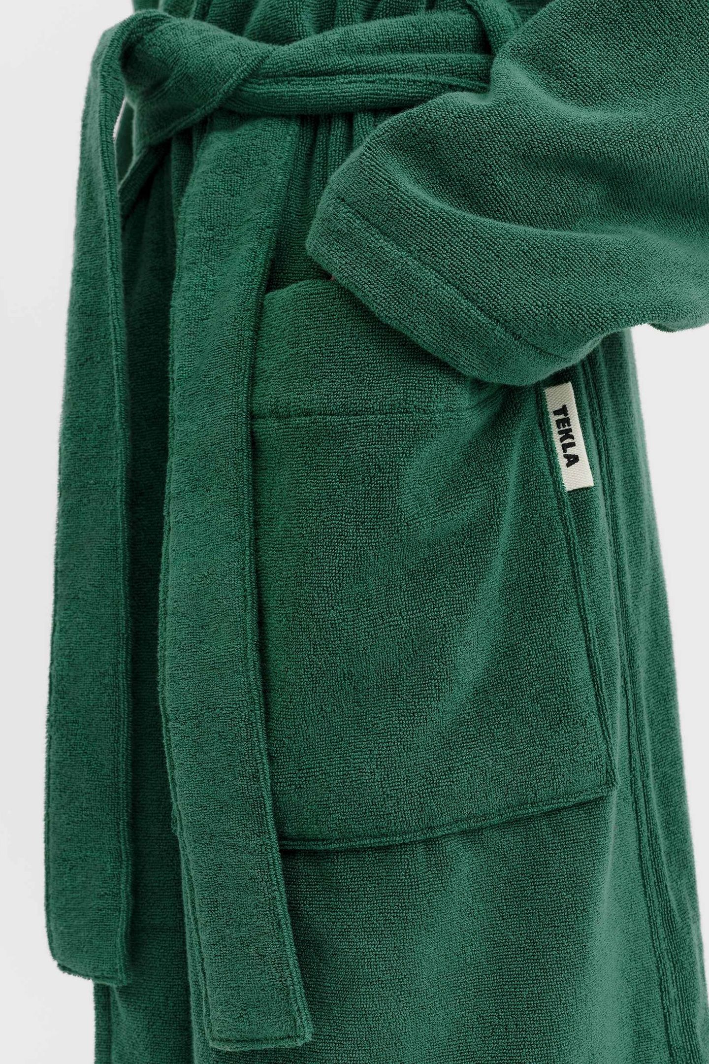 UNISEX HOODED BATHROBE TEAL GREEN 9