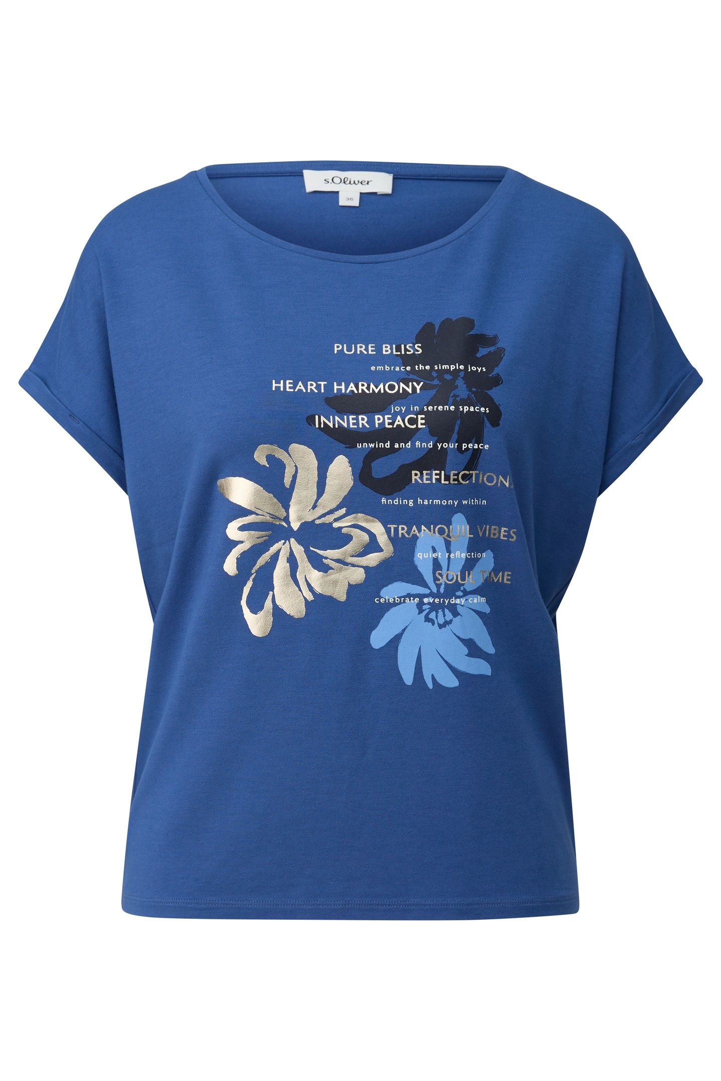 S.OLIVER T-SHIRTS BLUE 1