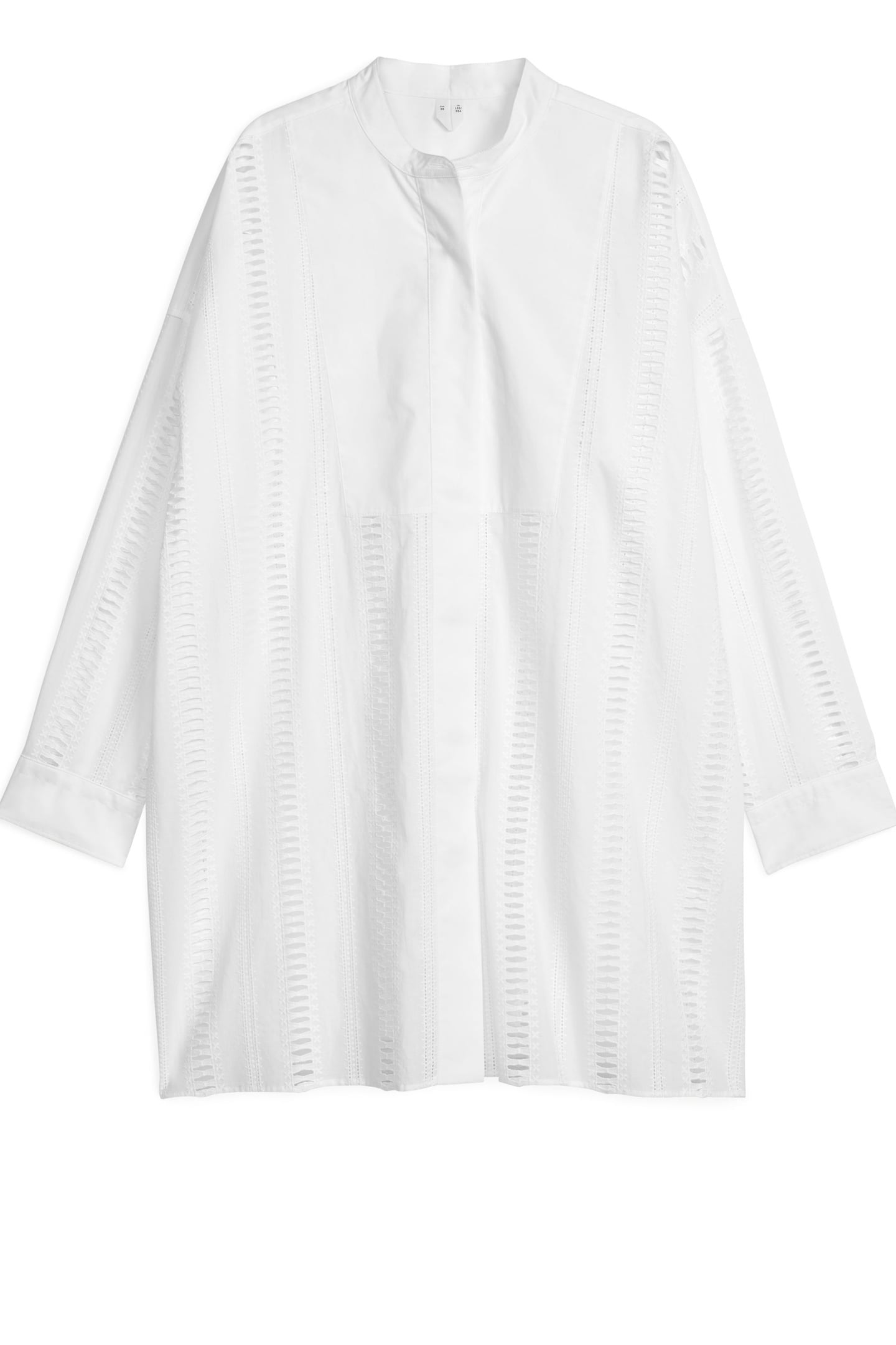 HAGA BRODERIE SHIRT WHITE 3