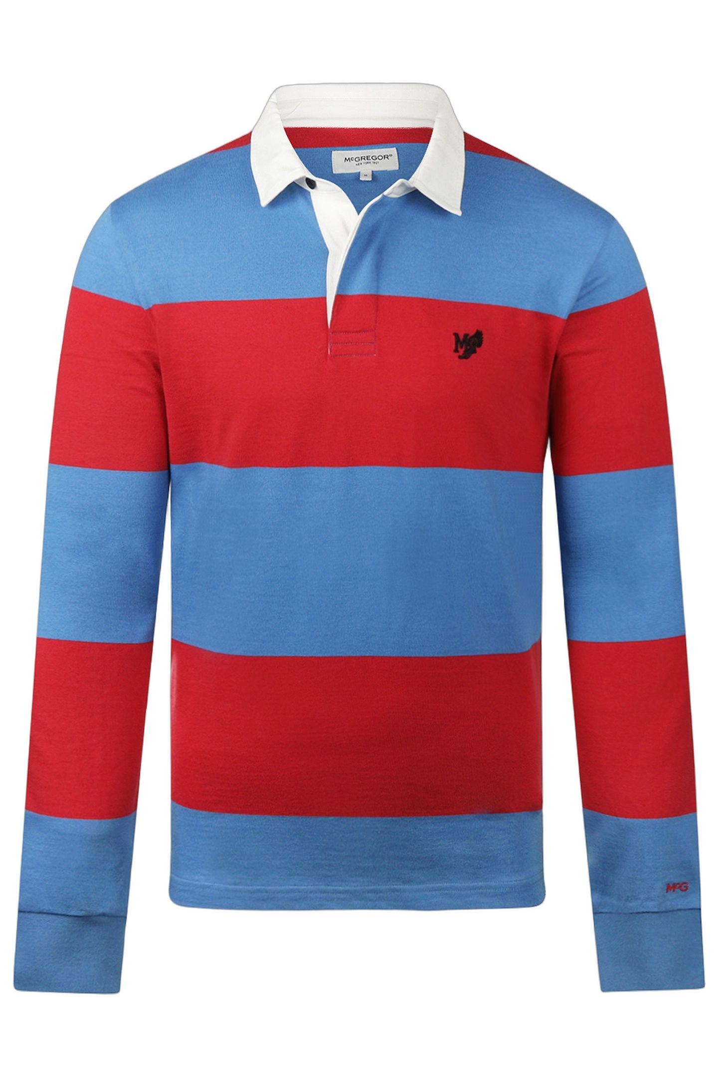 RUGBY 2 STRIPES RED 1