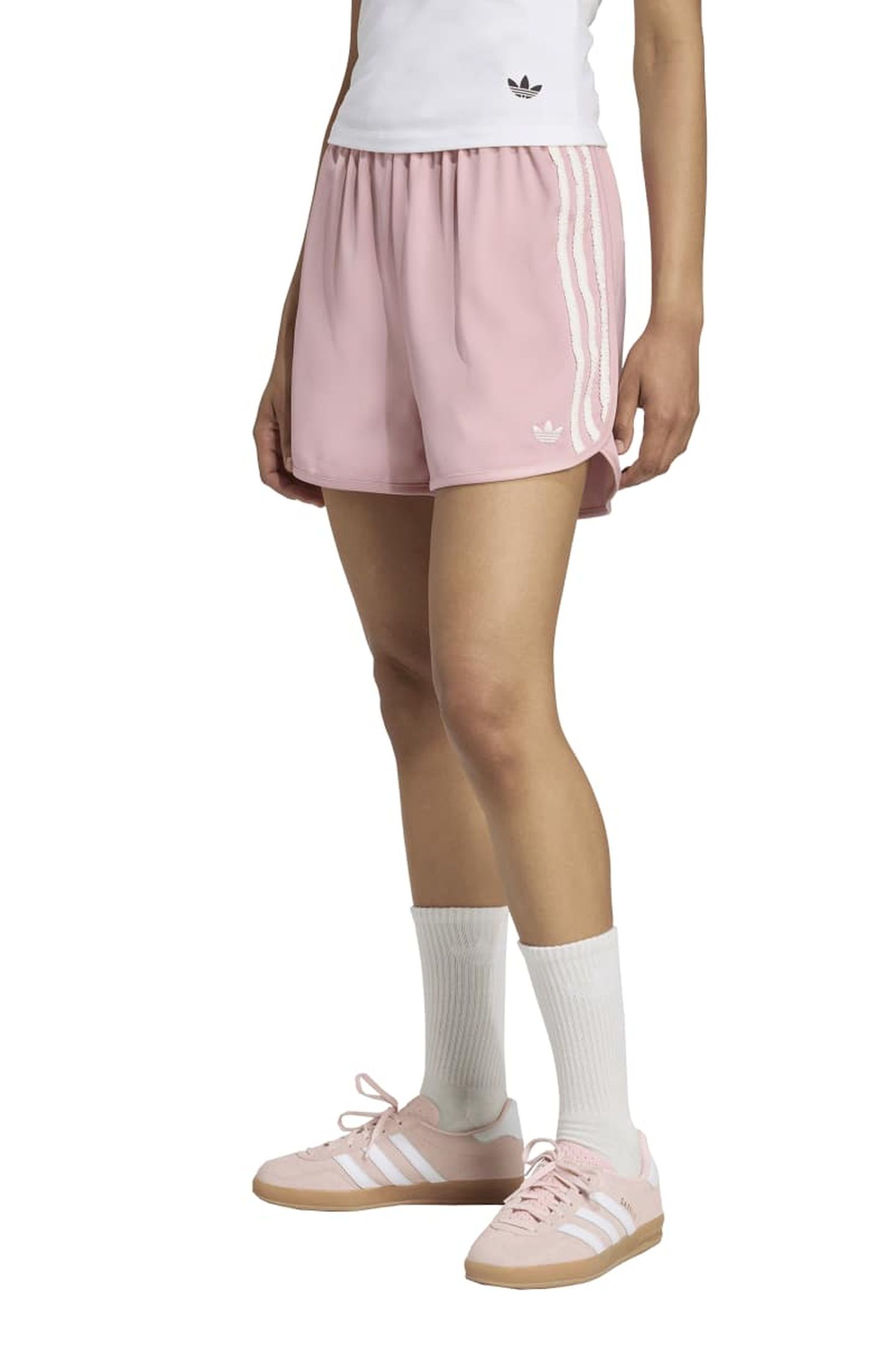 ORIGINALS ADIDAS ORIGINALS SATIN SHORTS RUFFLE 3S WONDER MAU 1