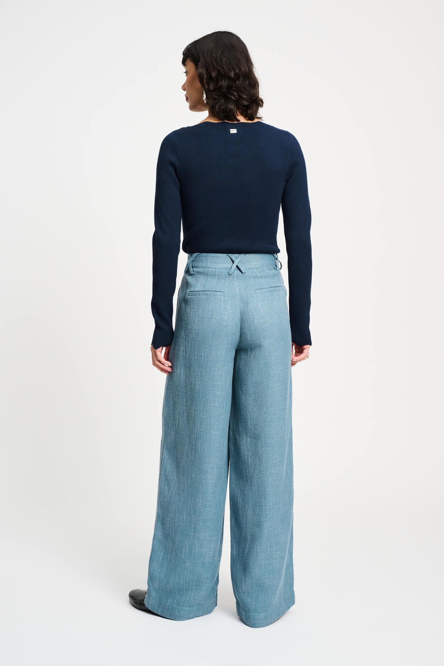 PANTS - BOUCLÉ DAWN BLUE 4