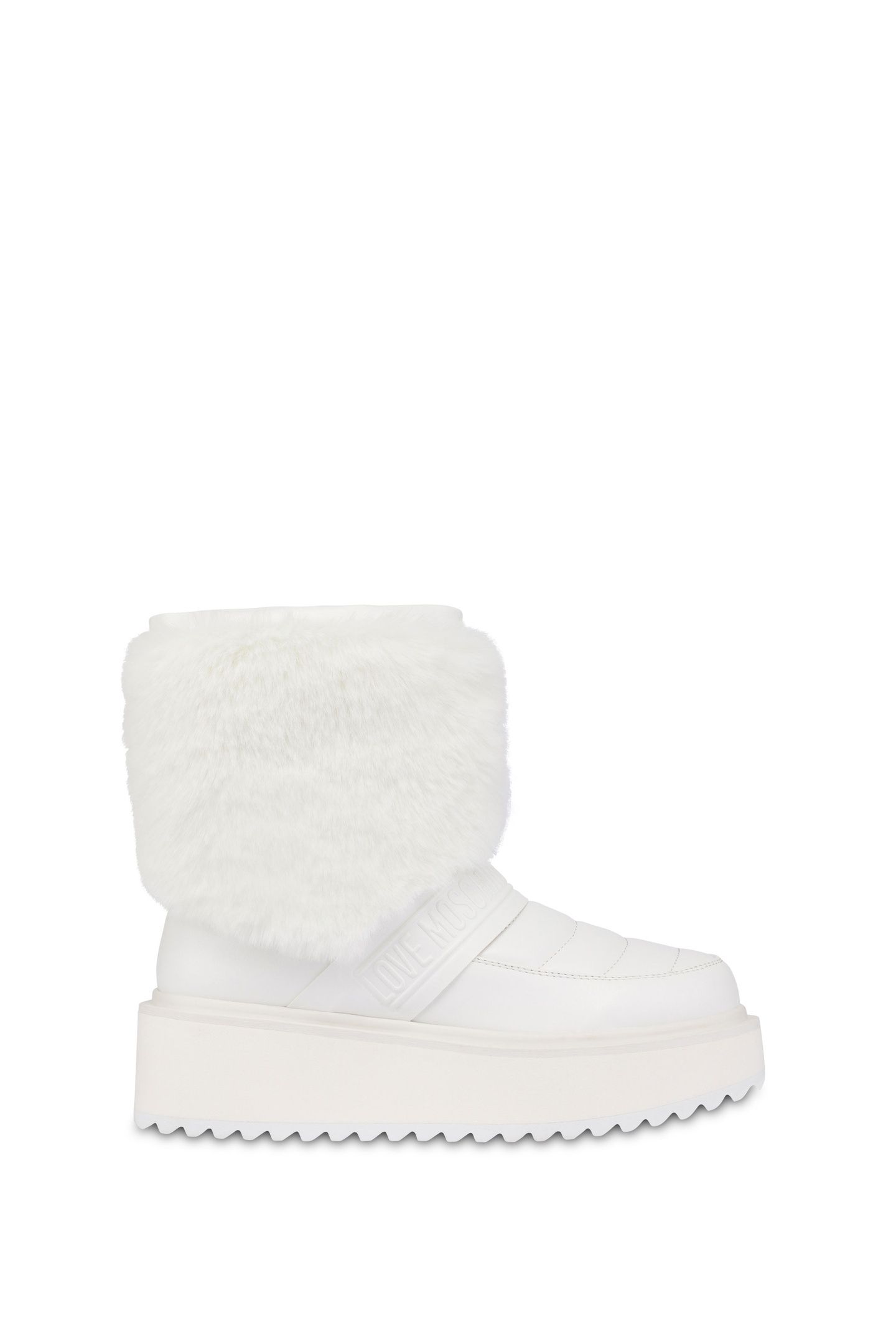 PLATFORM POWER SNOW BOOTS WHITE 2