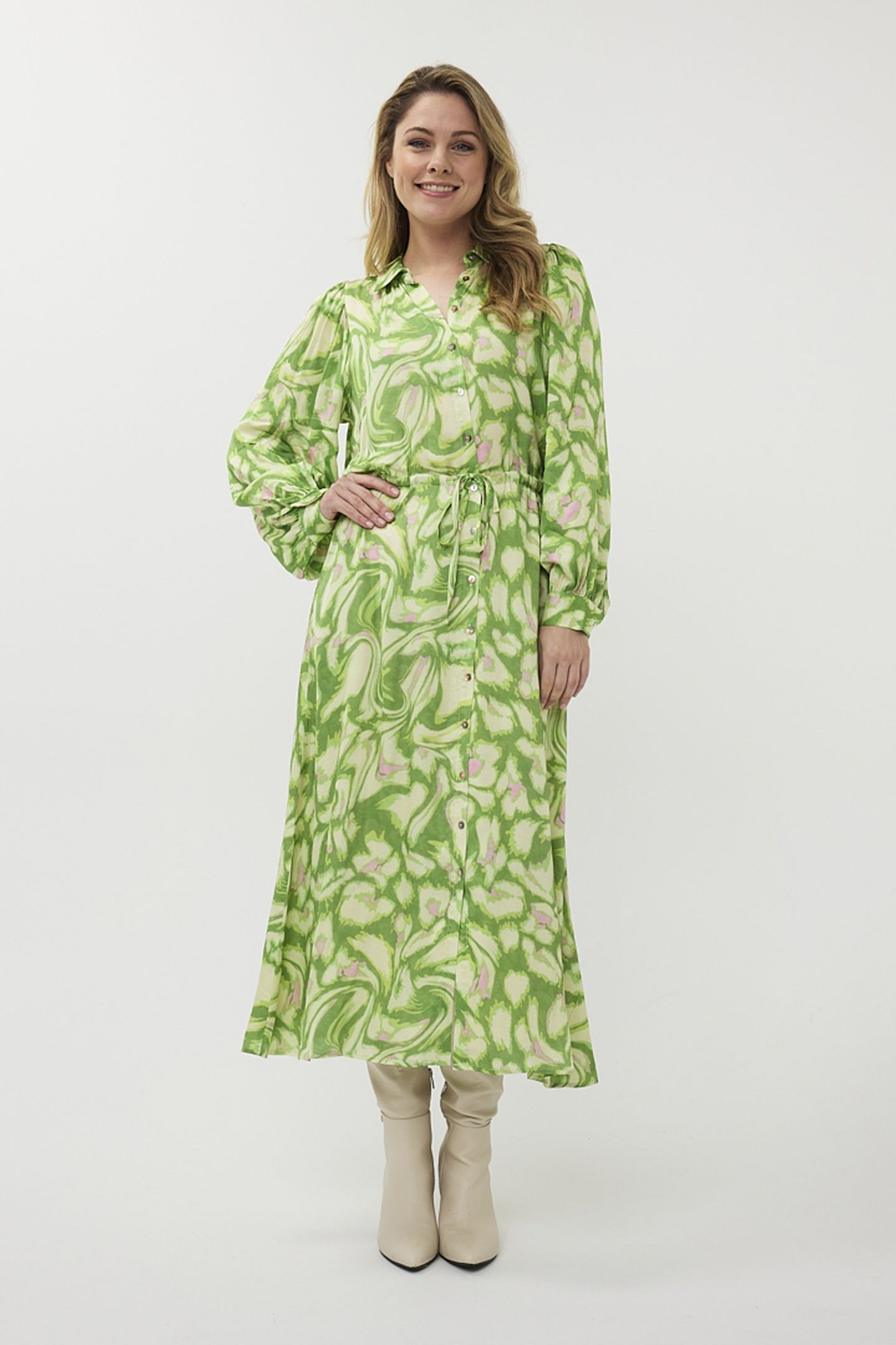 DRESS LONG FLORAL TREASURE PRINT 3