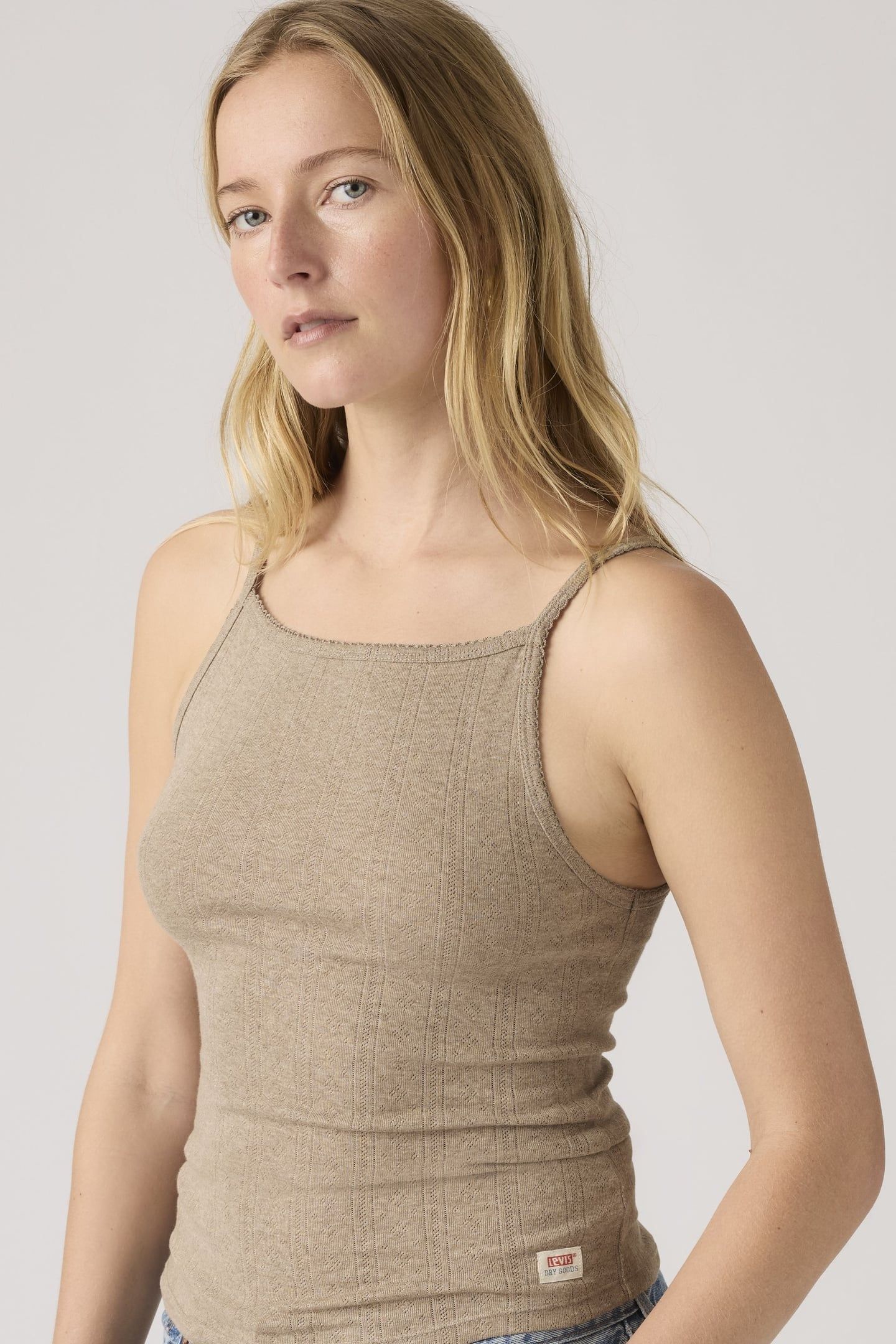 DRY GOODS APRON TANK TOP 1