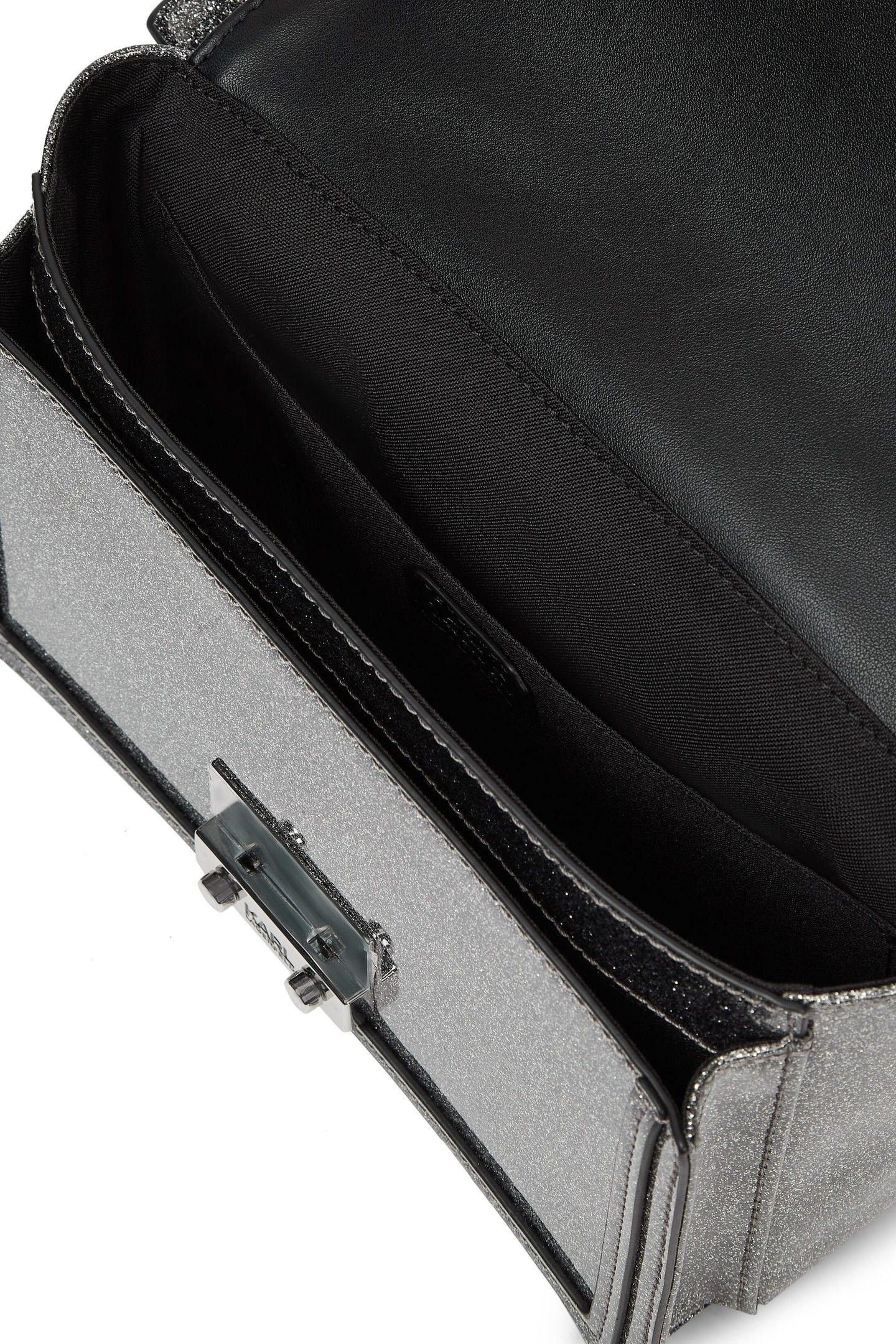 K/STYLE GLITTER SHOULDER BAG SILVER 3
