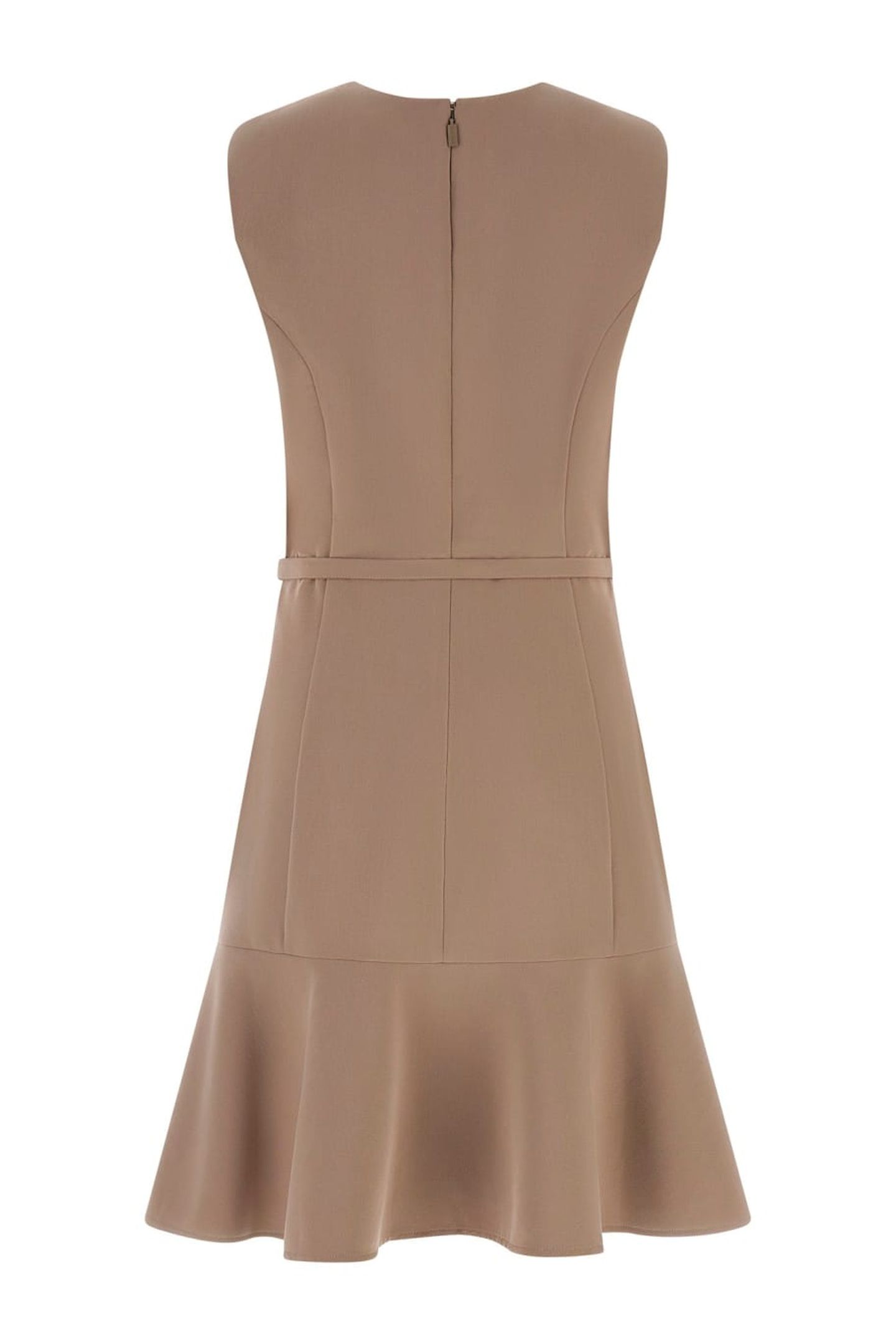 DALIA SL FLARED DRESS SILK TAUPE 9