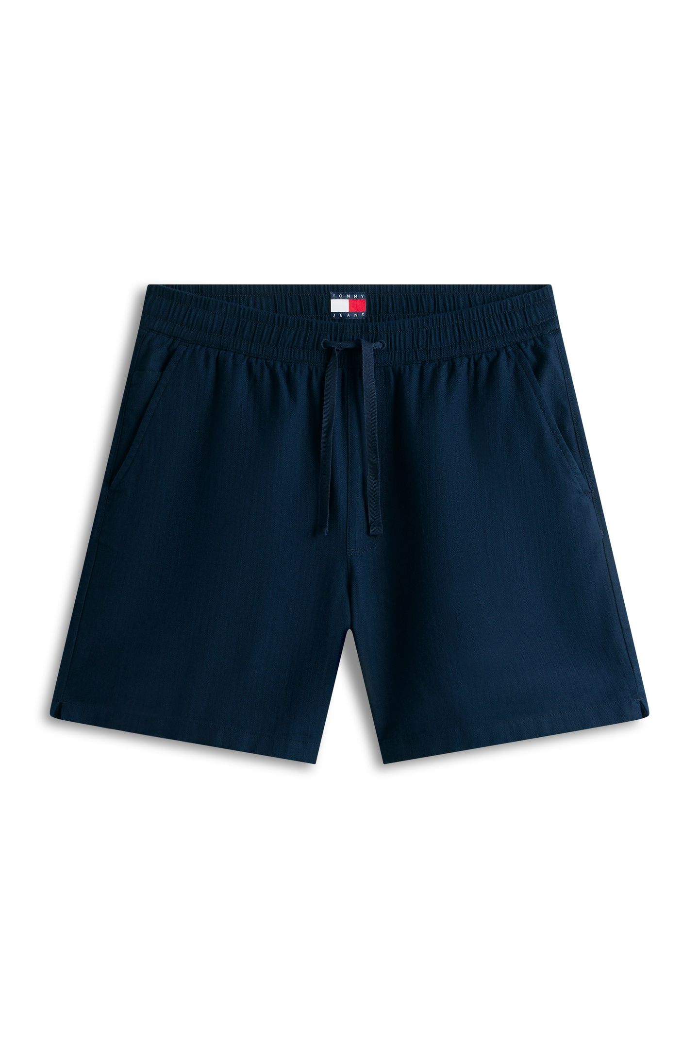 TJM LINEN BLEND PULL SHORTS DARK NIGHT NAVY 4