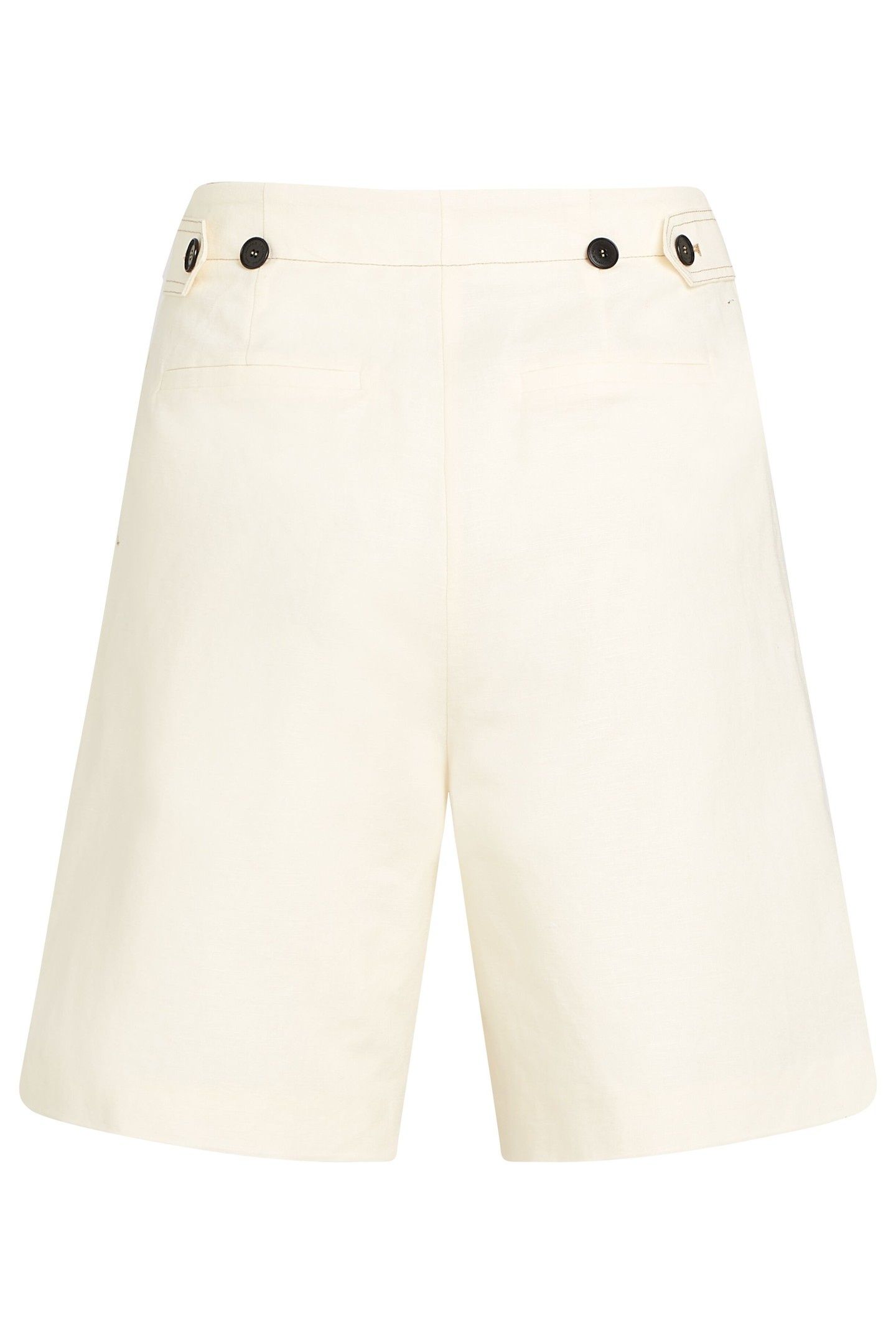 LINEN BLEND SHORTS PRISTINE 4