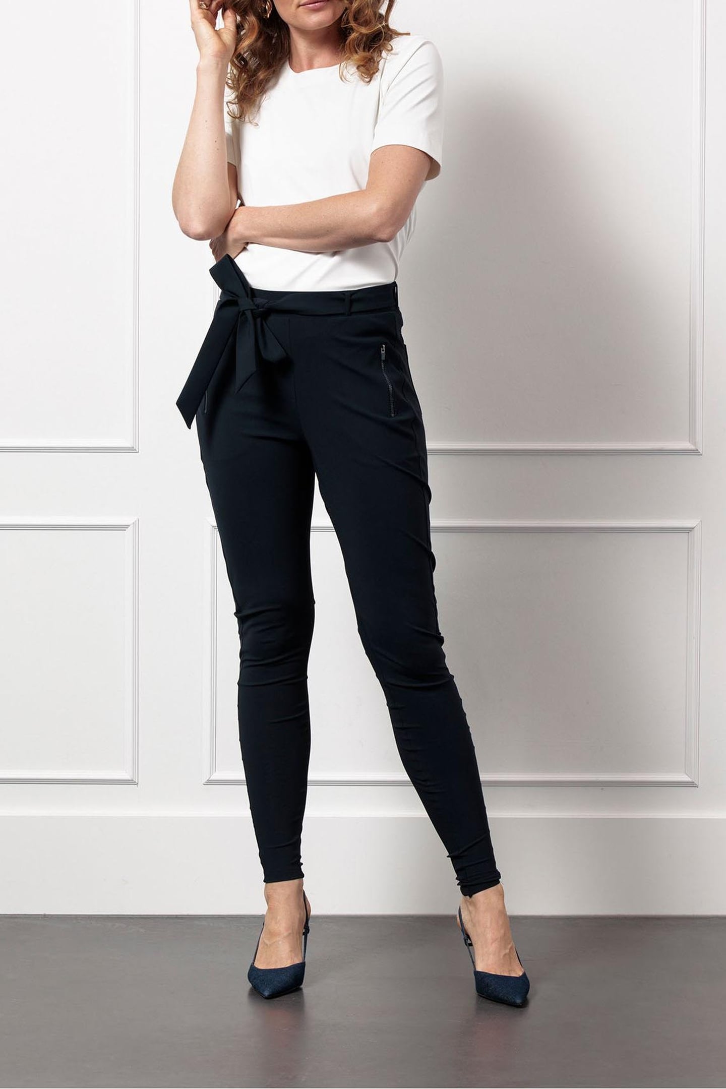 MARGOT TROUSERS DARK BLUE 1