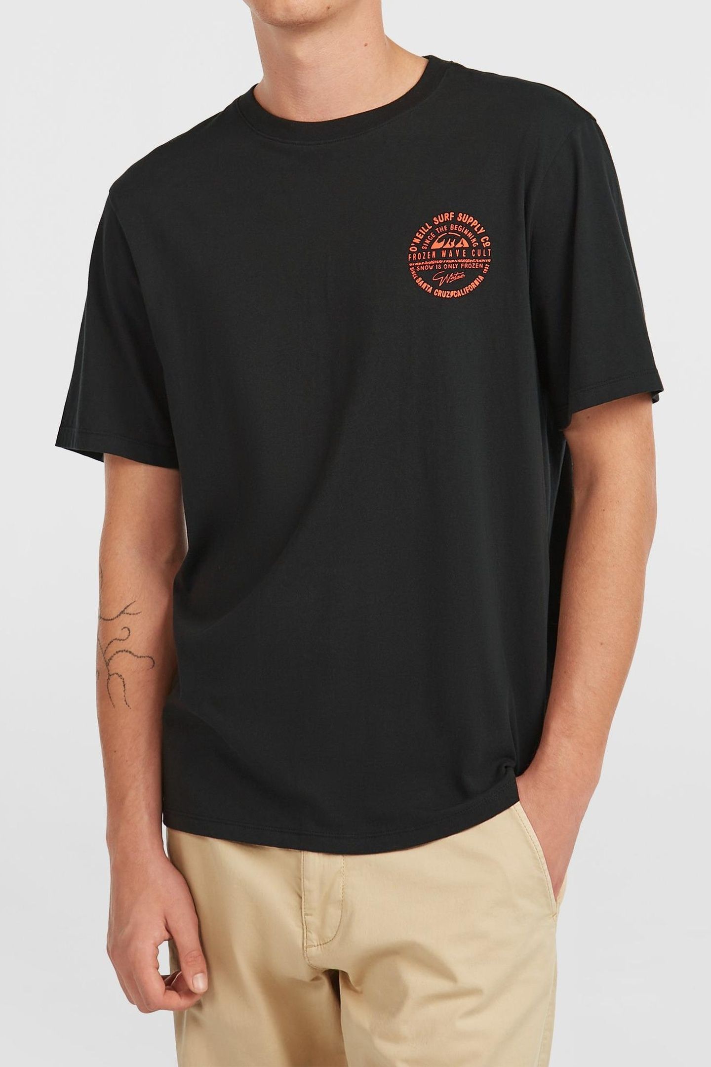 O'NEILL CHEST PRINT T-SHIRT BLACK OUT 3
