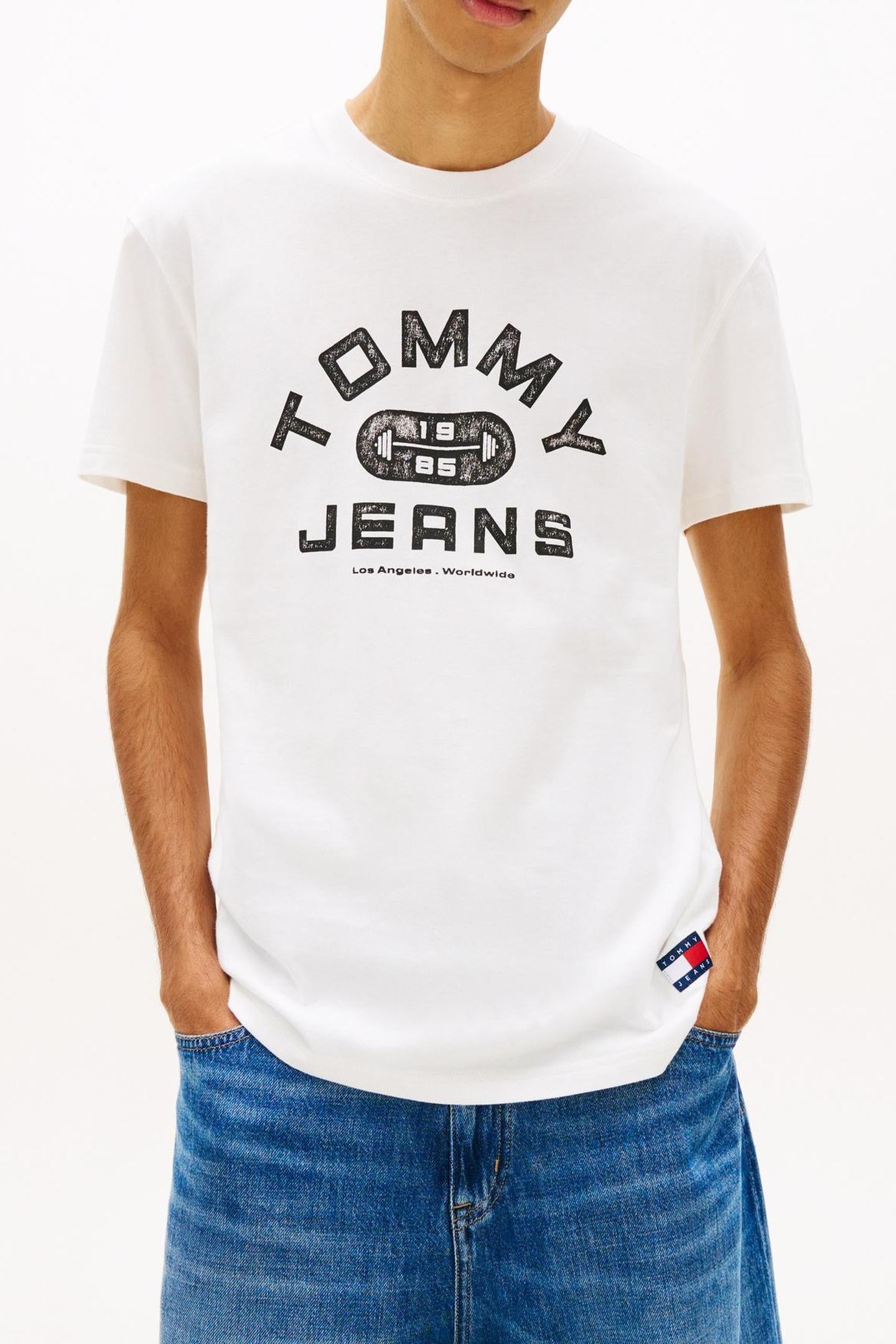 TJM REGULAR GYM SS TEE ECRU 1