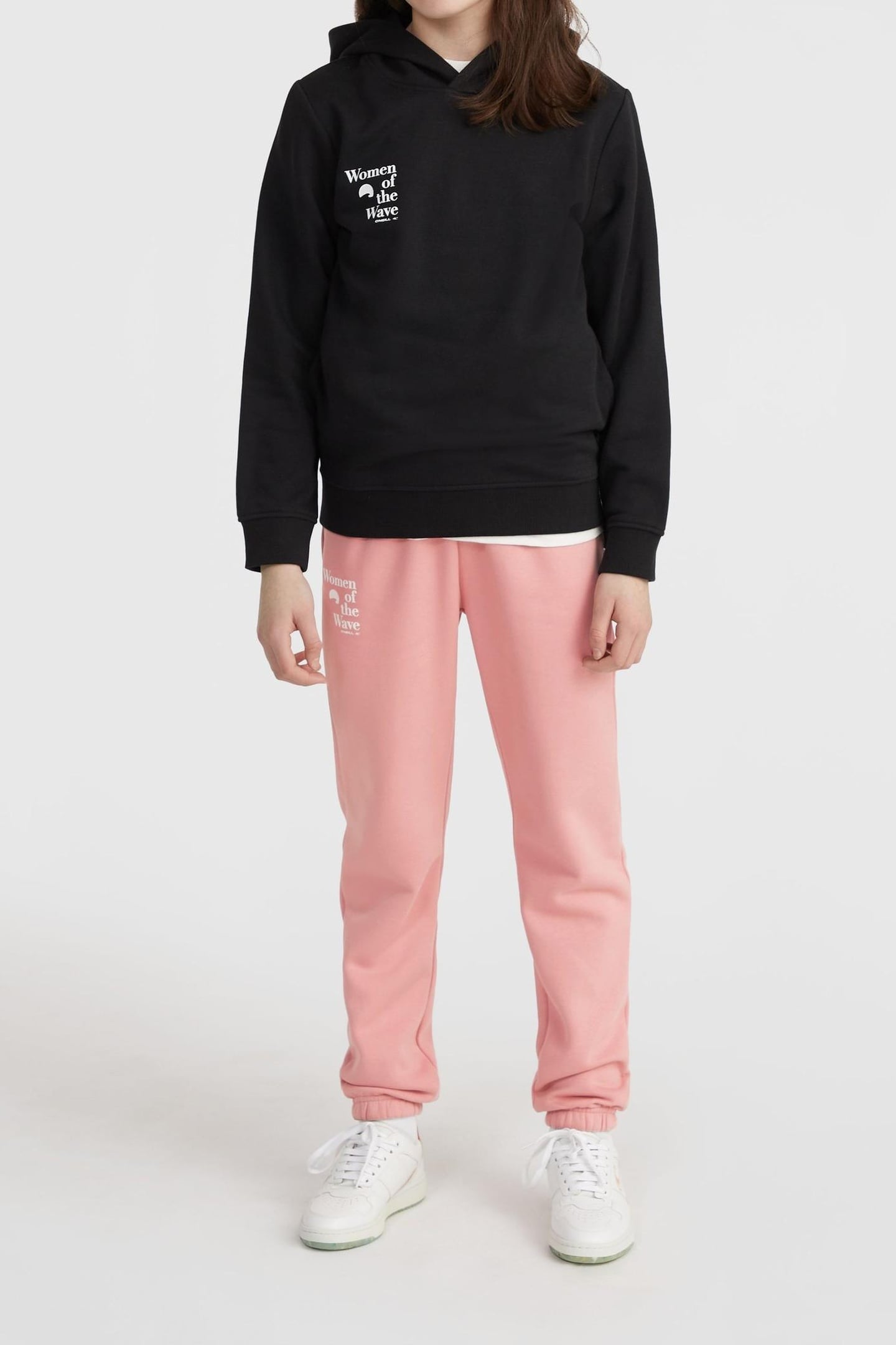 GIRLS NOOS WOW SWEATPANTS GENUINE PINK 2