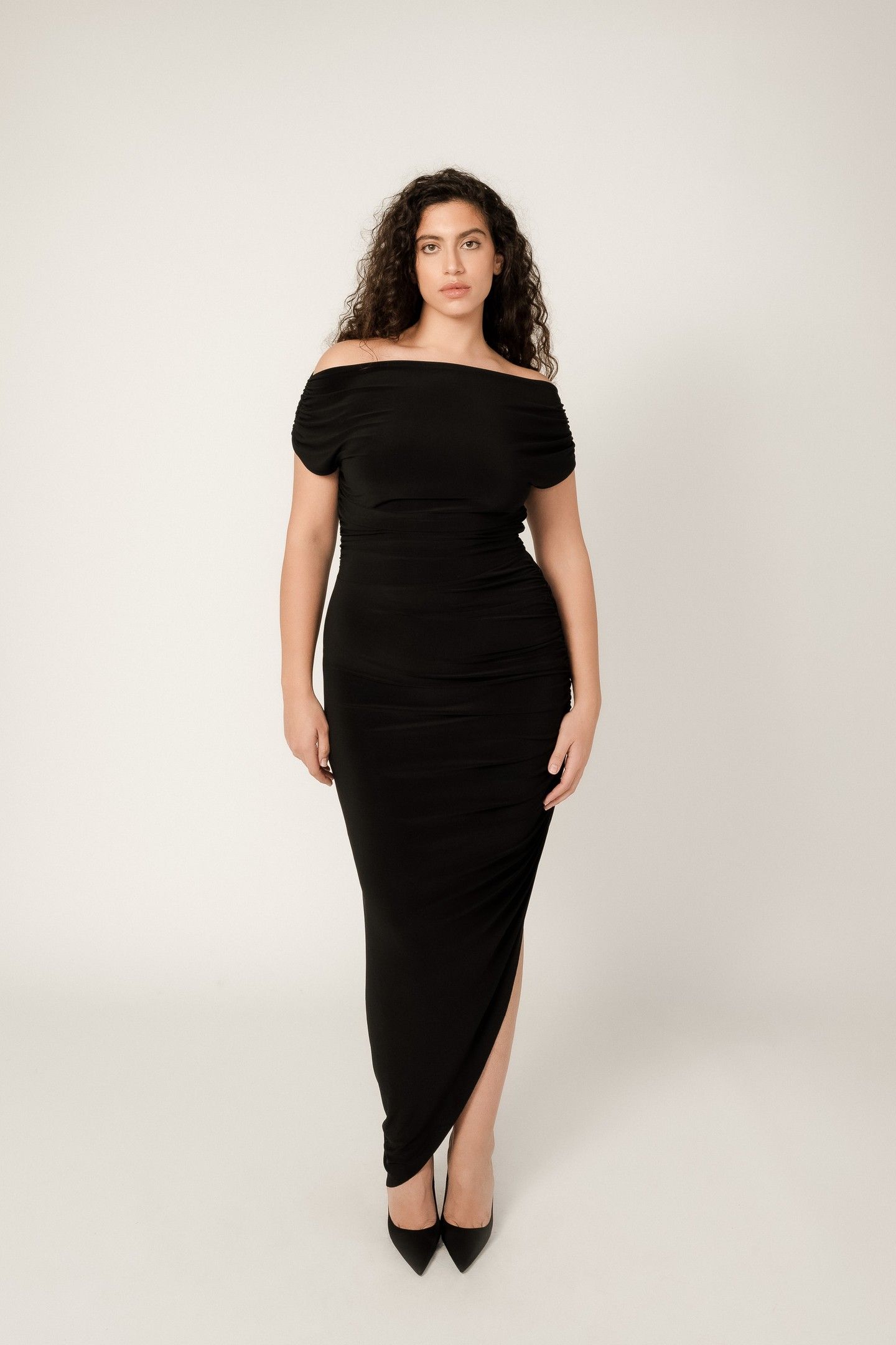 COLUMBINE DRESS BLACK 2